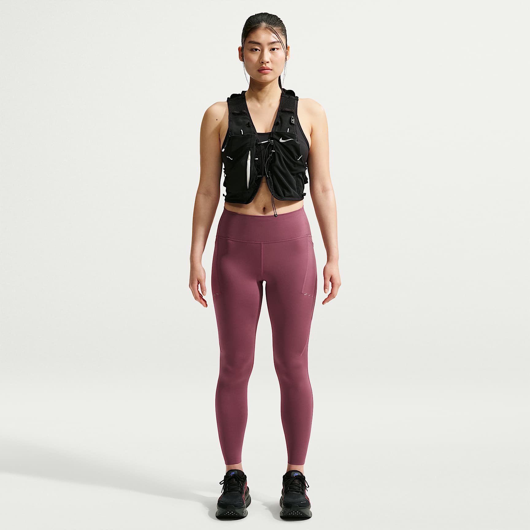 Legging de running 7/8 taille haute avec poches Nike Swift pour femme