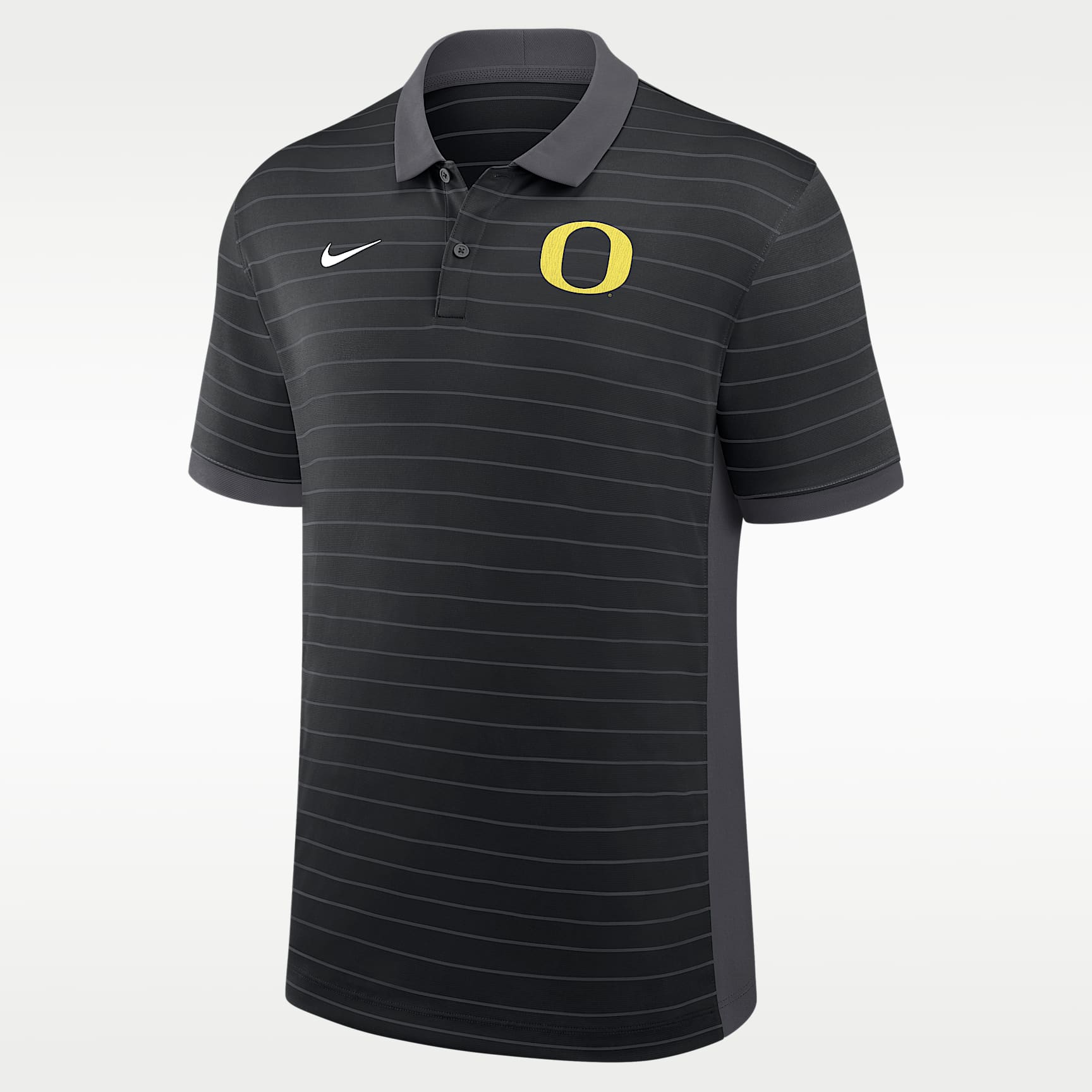 Oregon Sideline Early Season Coach Victory Stripe Men's Nike Dri-FIT College Polo