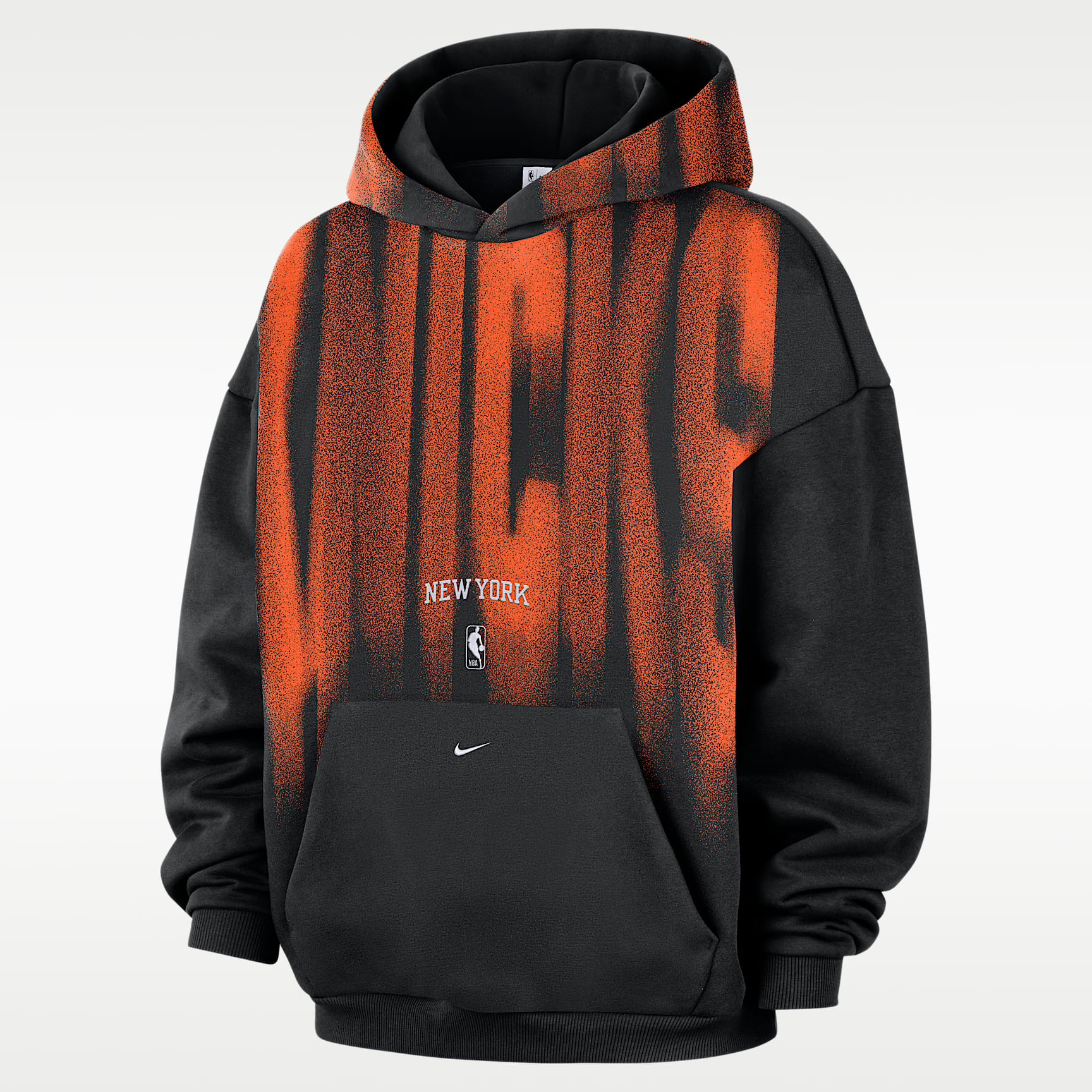 Sweat à capuche de basket en Fleece New York Knicks Nike Standard Issue pour homme