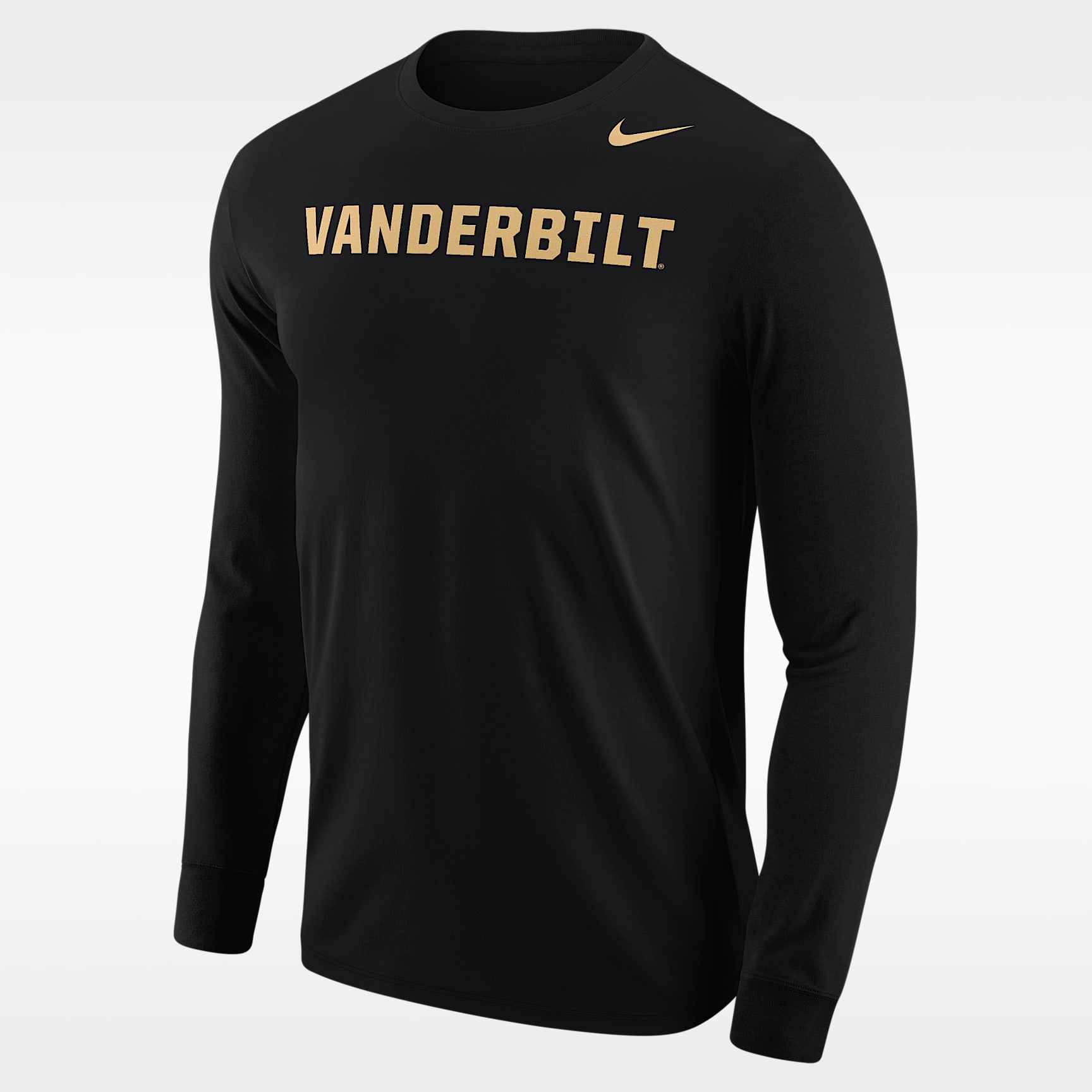 Playera de futbol de manga larga Nike para hombre de Vanderbilt Commodores