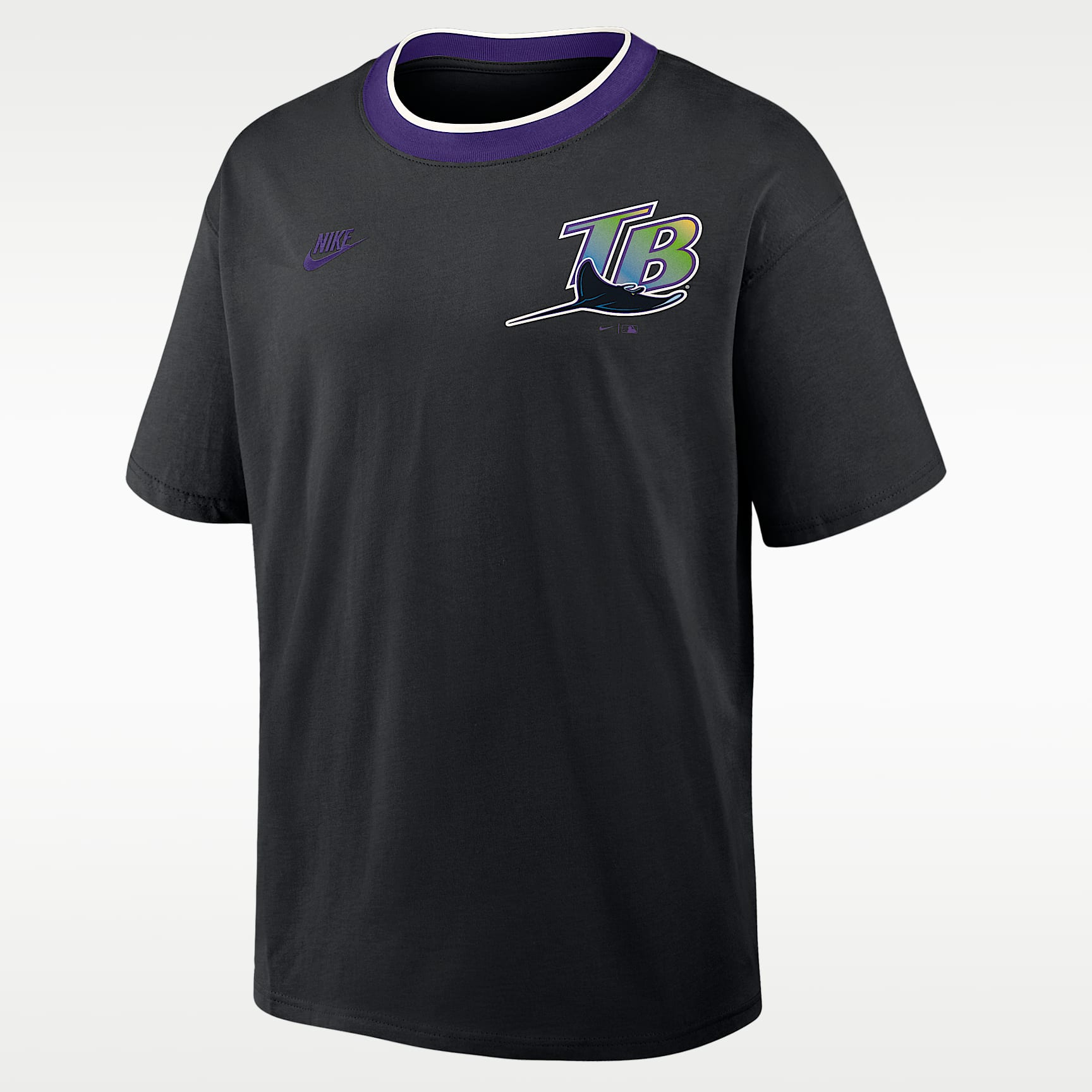 Tampa Bay Rays Cooperstown Ringer Men's Nike MLB T-Shirt