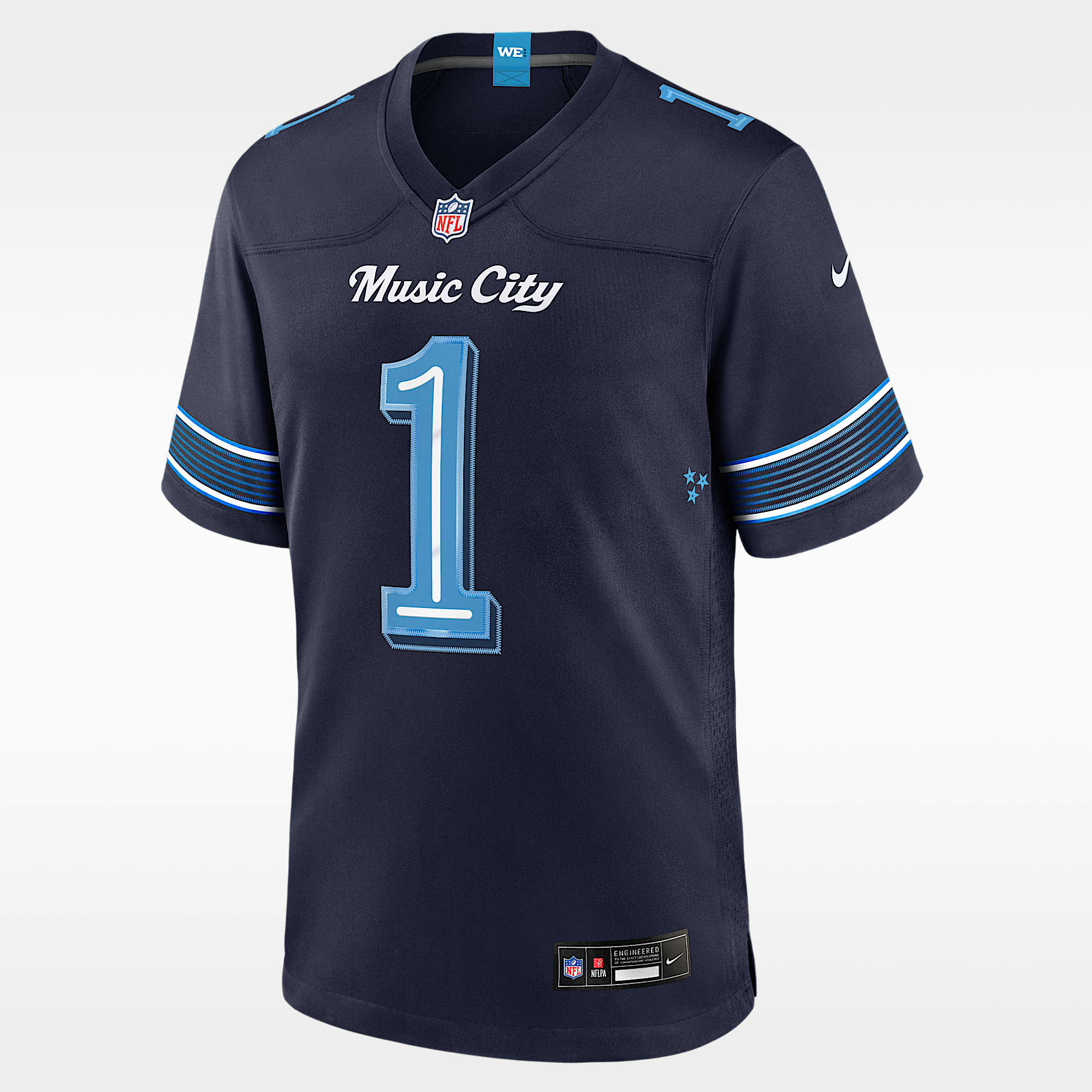 Cameron Ward Tennessee Titans Rivalries Collection Men's Nike NFL Game Jersey