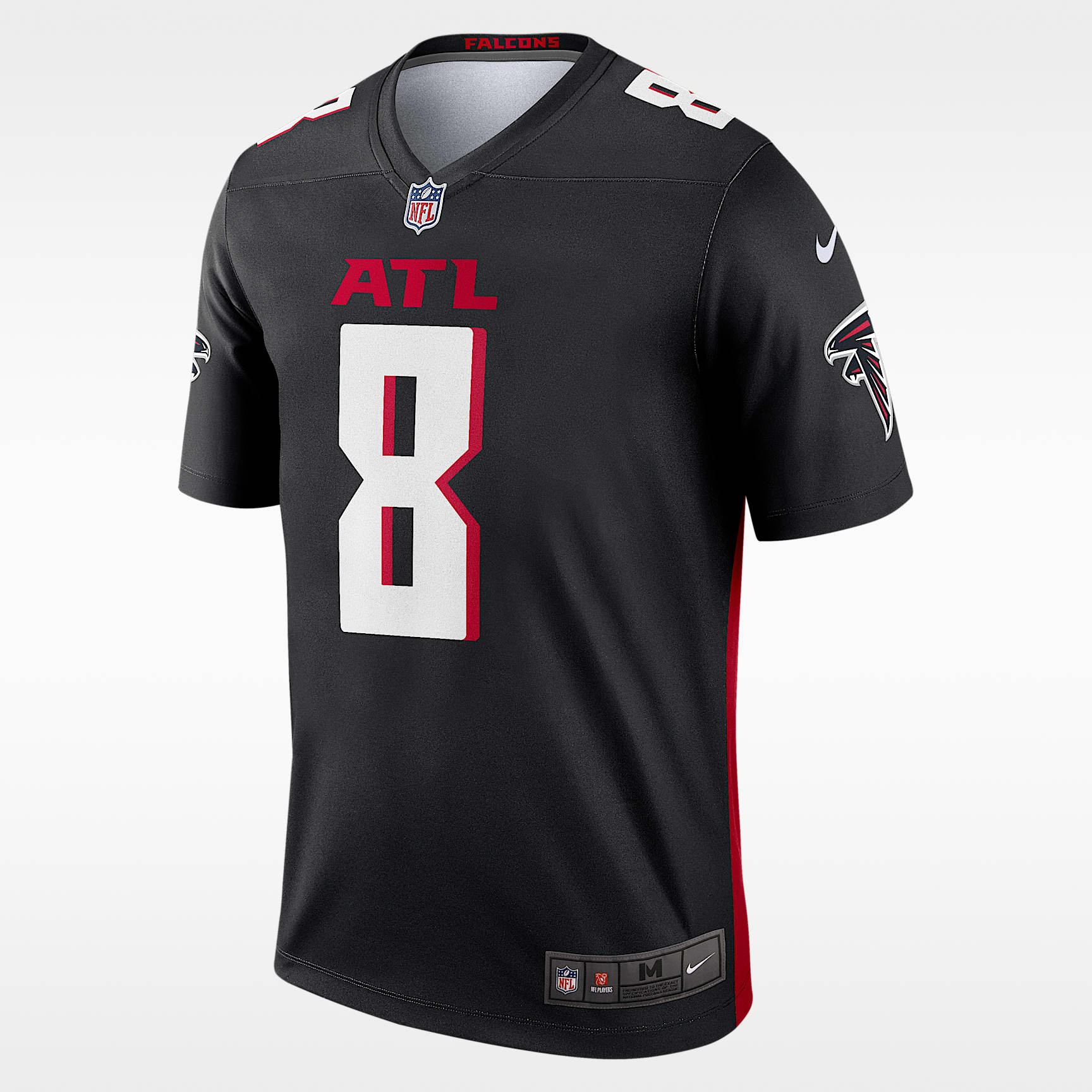 Jersey Nike Dri-FIT de la NFL Legend para hombre Kyle Pitts Sr. Atlanta Falcons