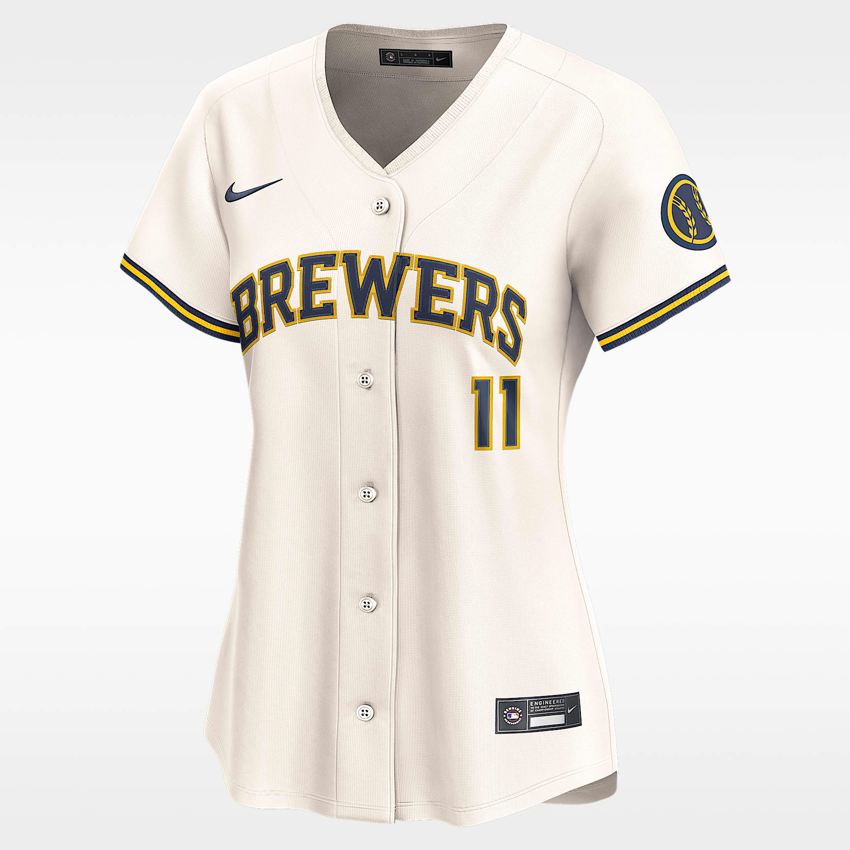 Jackson Chourio Milwaukee Brewers Women’s Nike Dri-FIT ADV MLB Limited Jersey