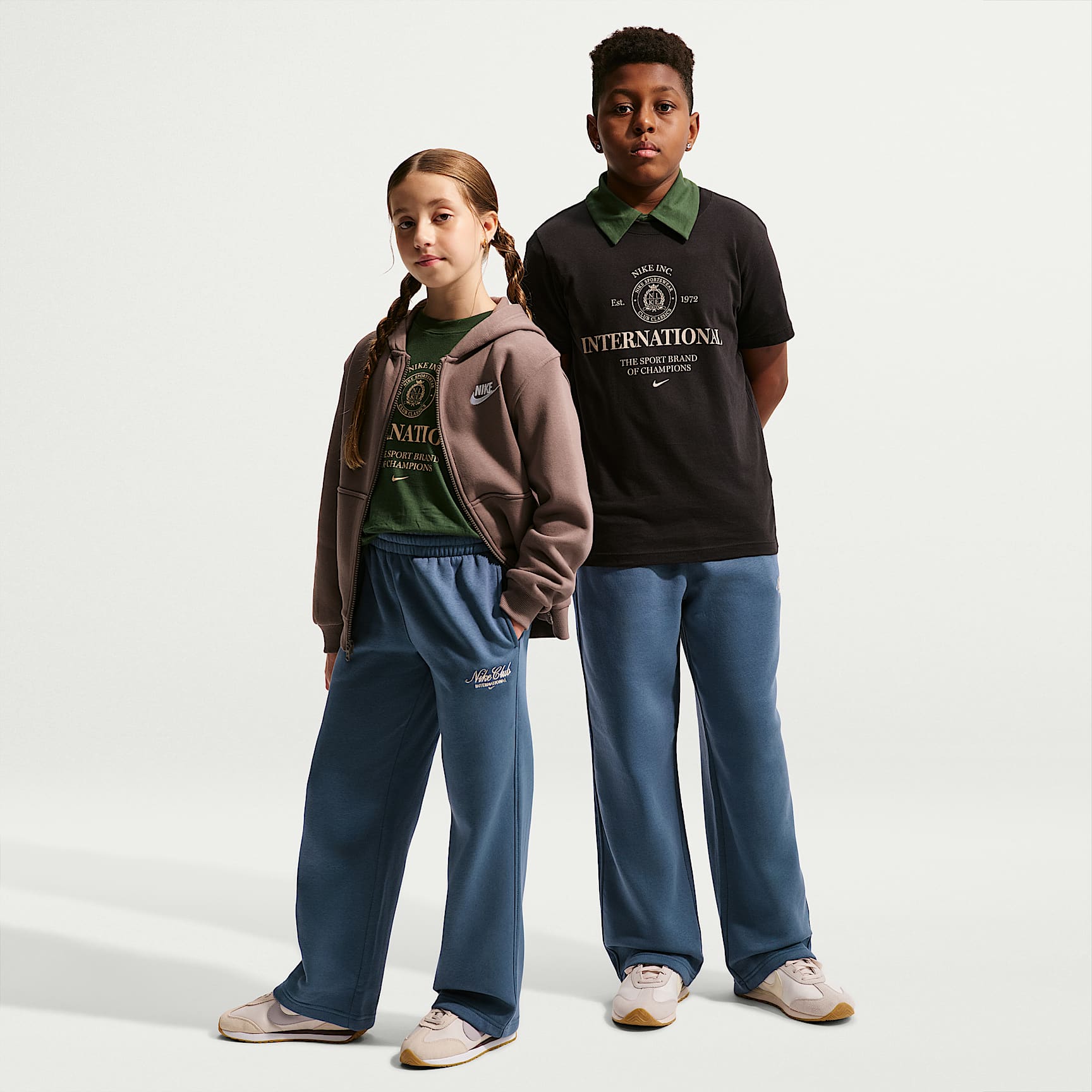 Nike Sportswear Club Fleece Big Kids' Open-Hem Pants