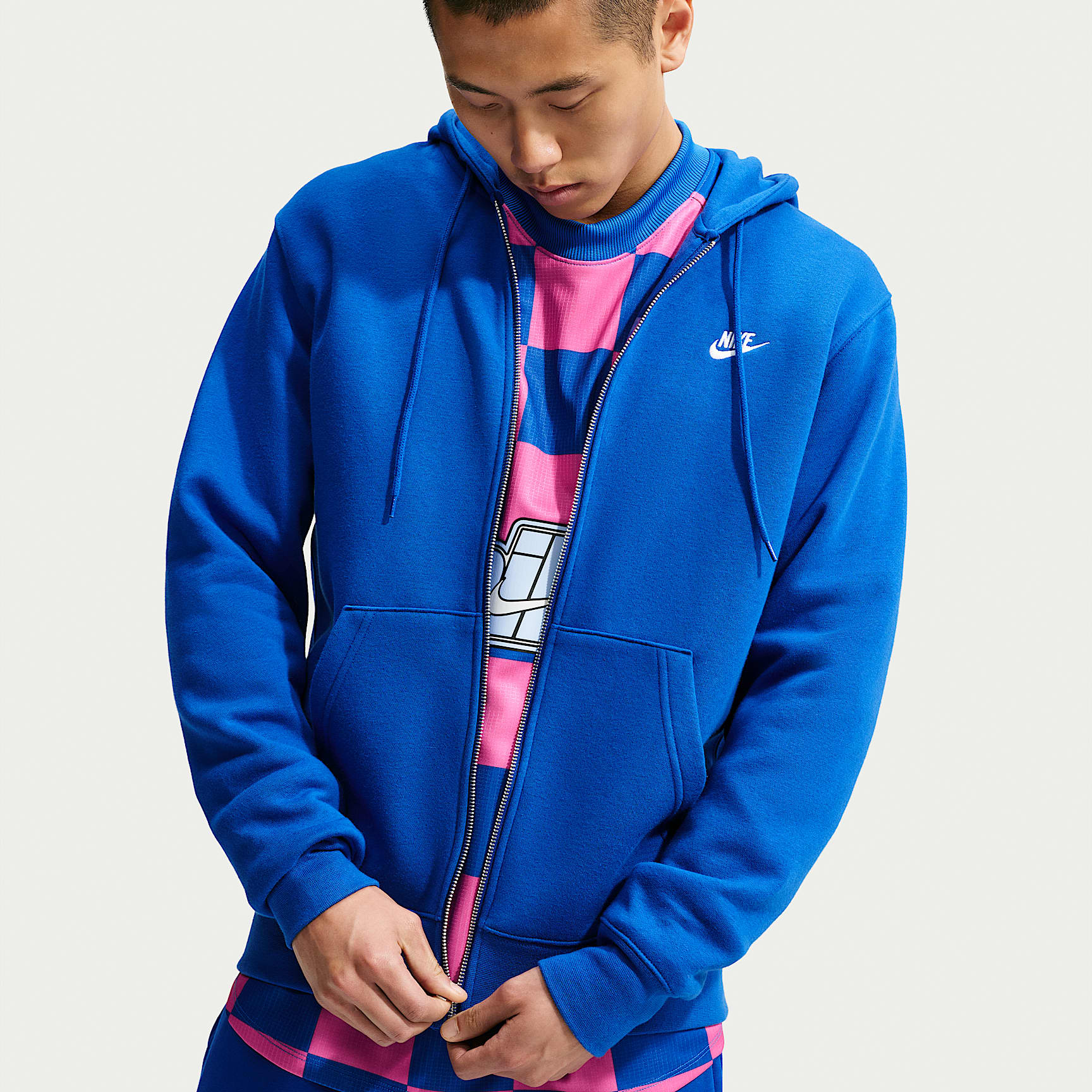 Nike Club Men's Full-Zip Fleece Hoodie