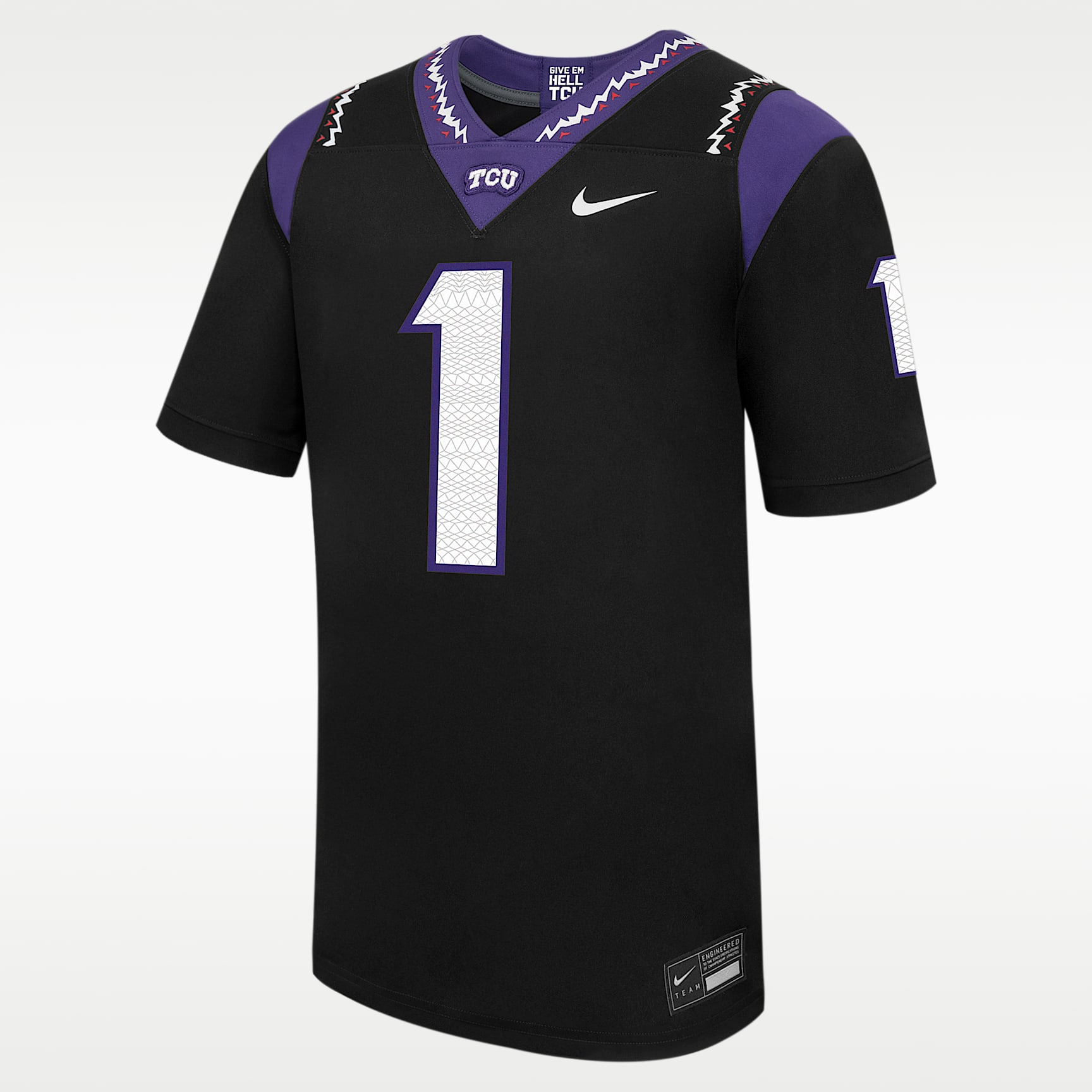 TCU Men's Nike College Untouchable Game Jersey