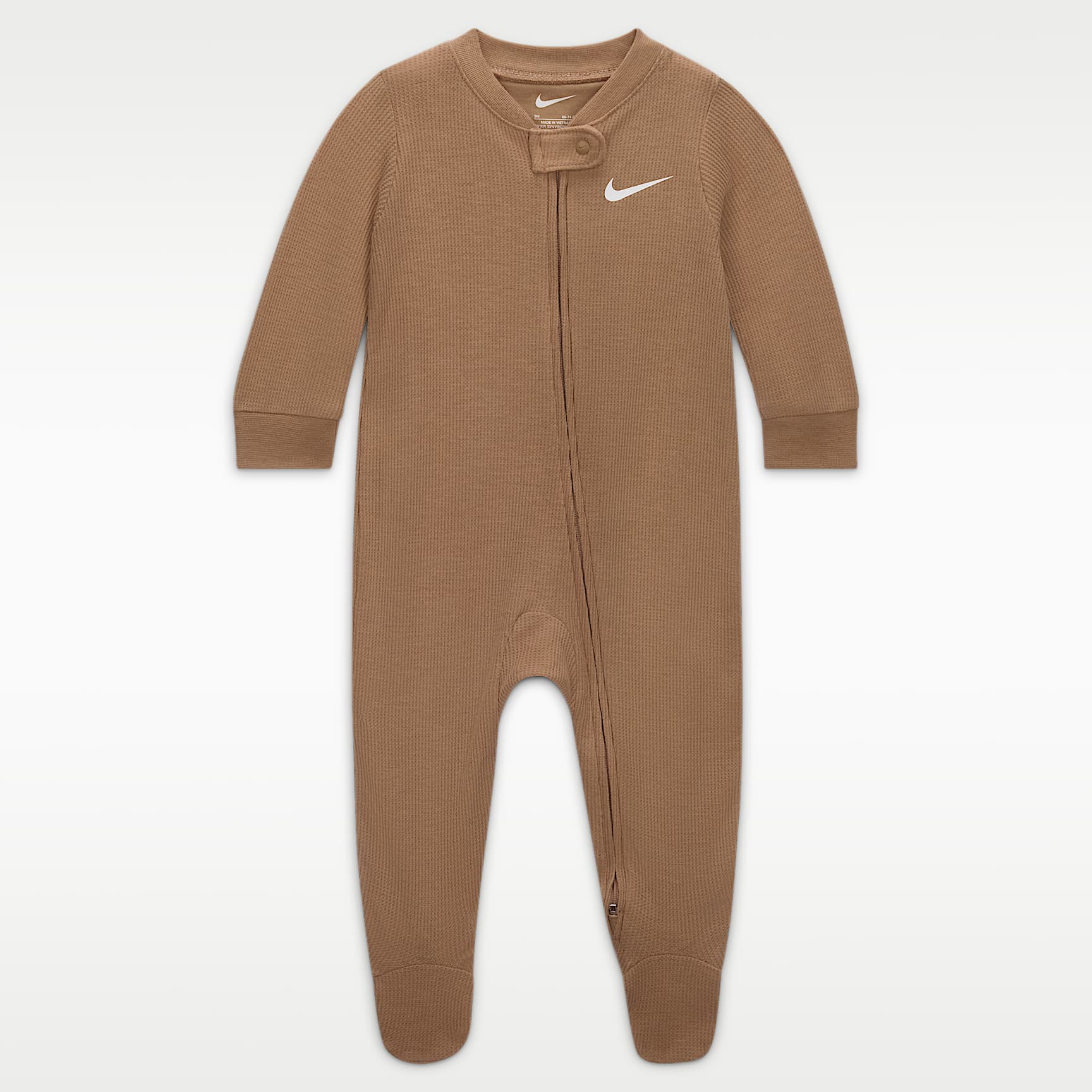 Nike Baby Viscose Waffle Knit Footed Coverall