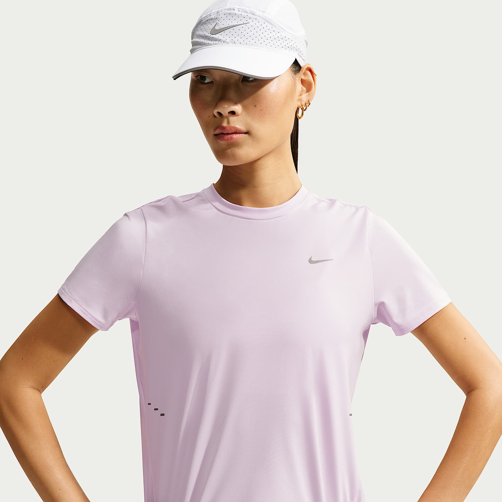 Playera de correr de manga corta Dri-FIT para mujer Nike Swift