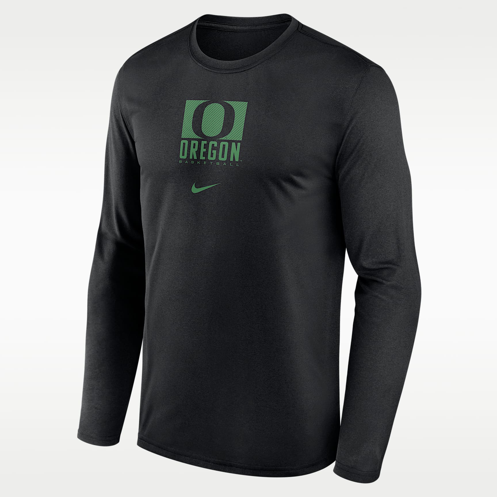 Oregon Courtside Men's Nike Dri-FIT College Long-Sleeve T-Shirt