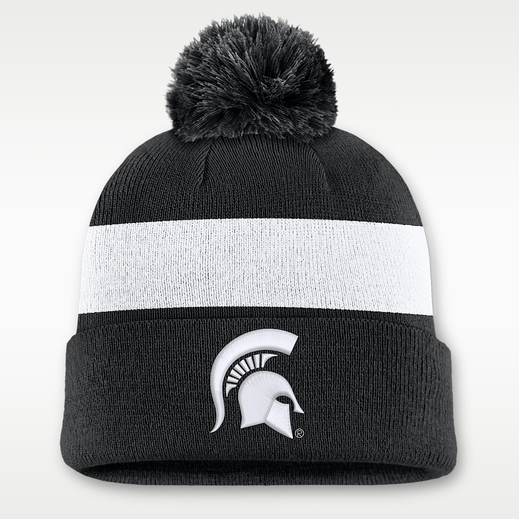 Gorro con dobladillo universitario Nike para hombre Michigan State Peak