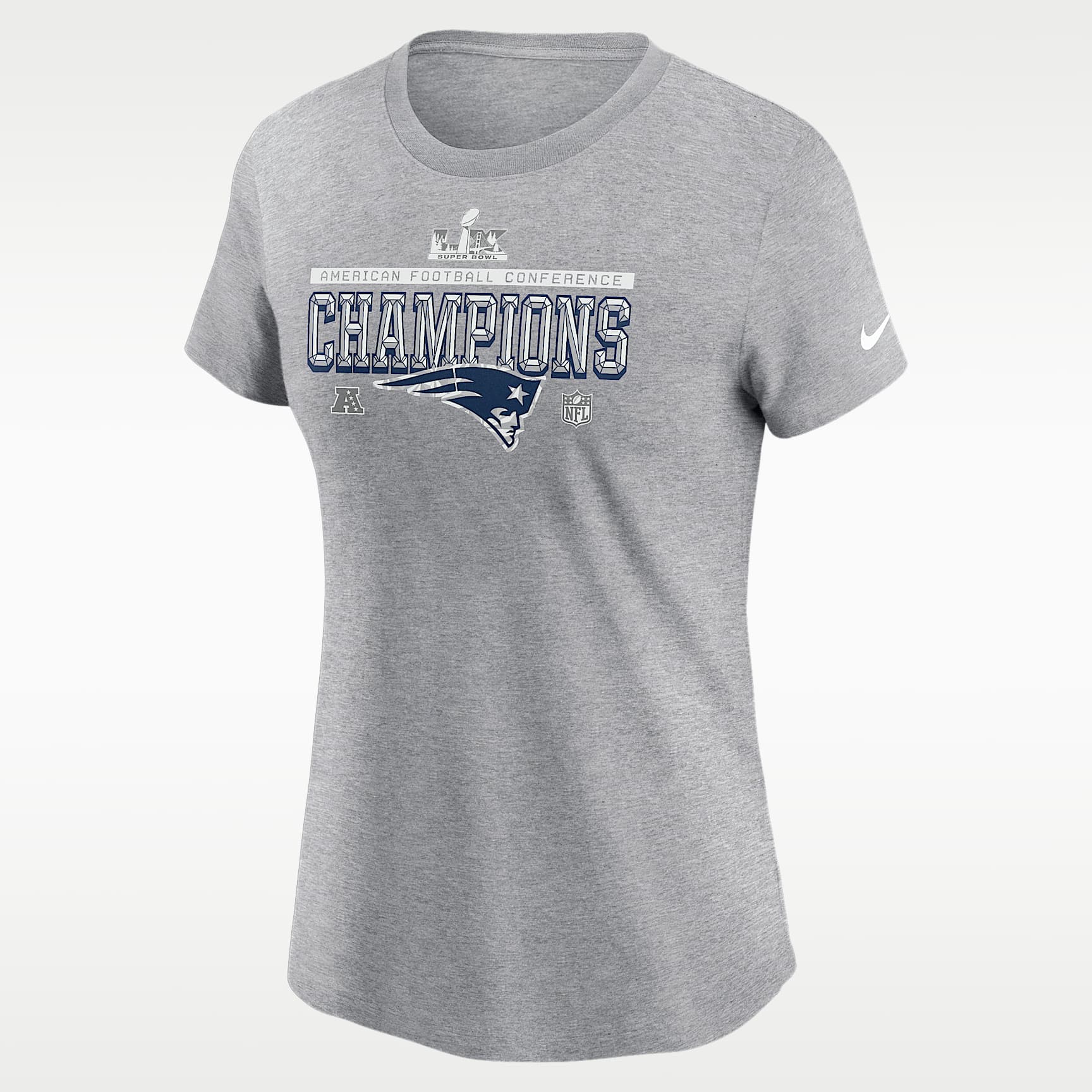 New England Patriots 2026 AFC Champions Trophy Collection Women's Nike NFL T-Shirt