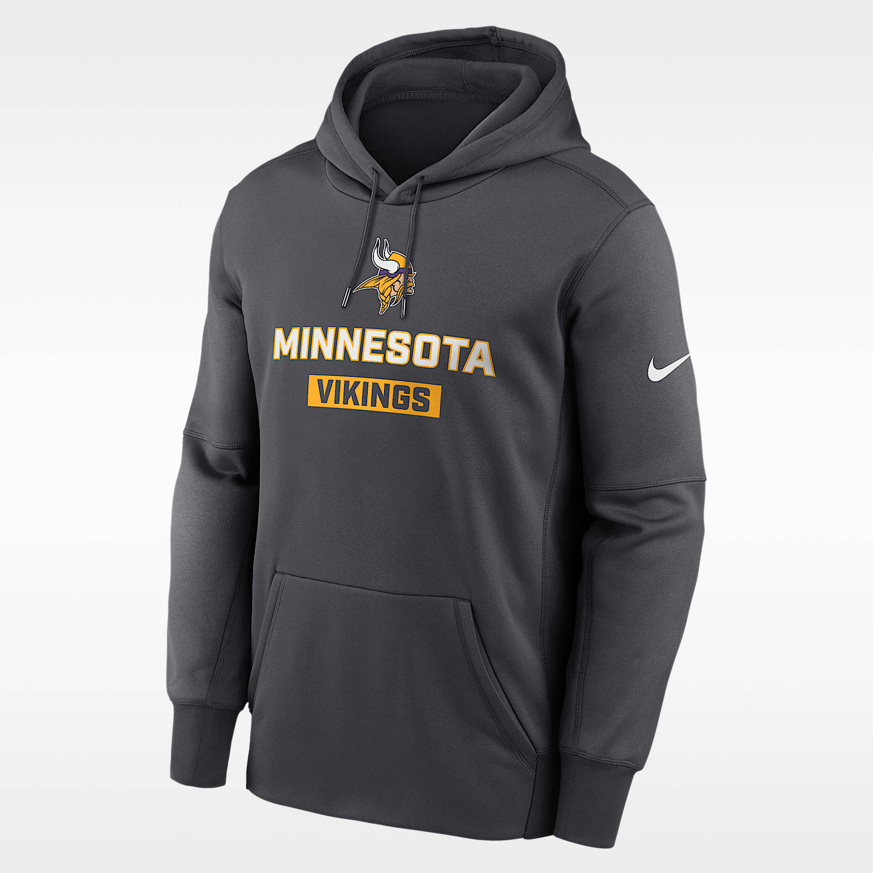 Minnesota Vikings Toss Sweep Men’s Nike Therma NFL Pullover Hoodie