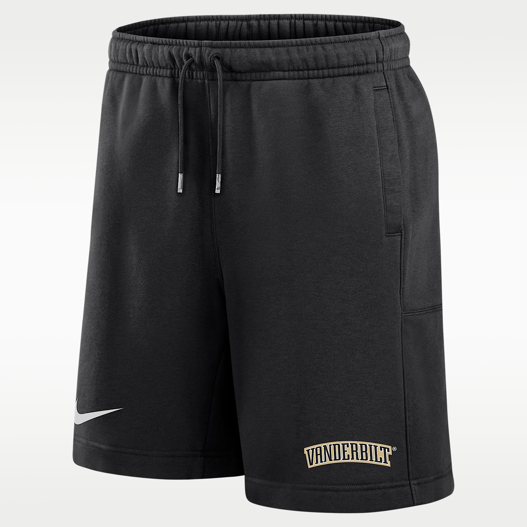 Shorts Nike de tejido Fleece para hombre Vanderbilt Commodores Club