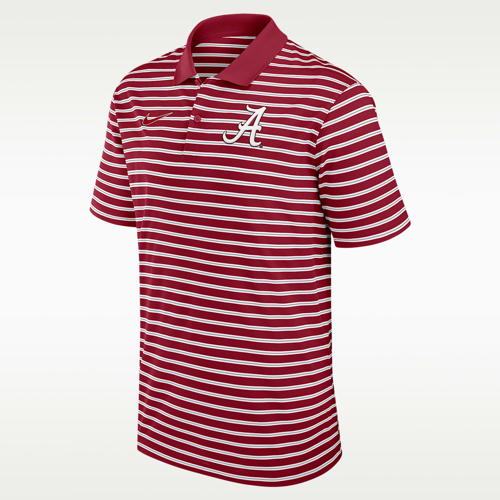 Alabama Crimson Tide Primetime Victory Striped Men's Nike Dri-FIT College Polo