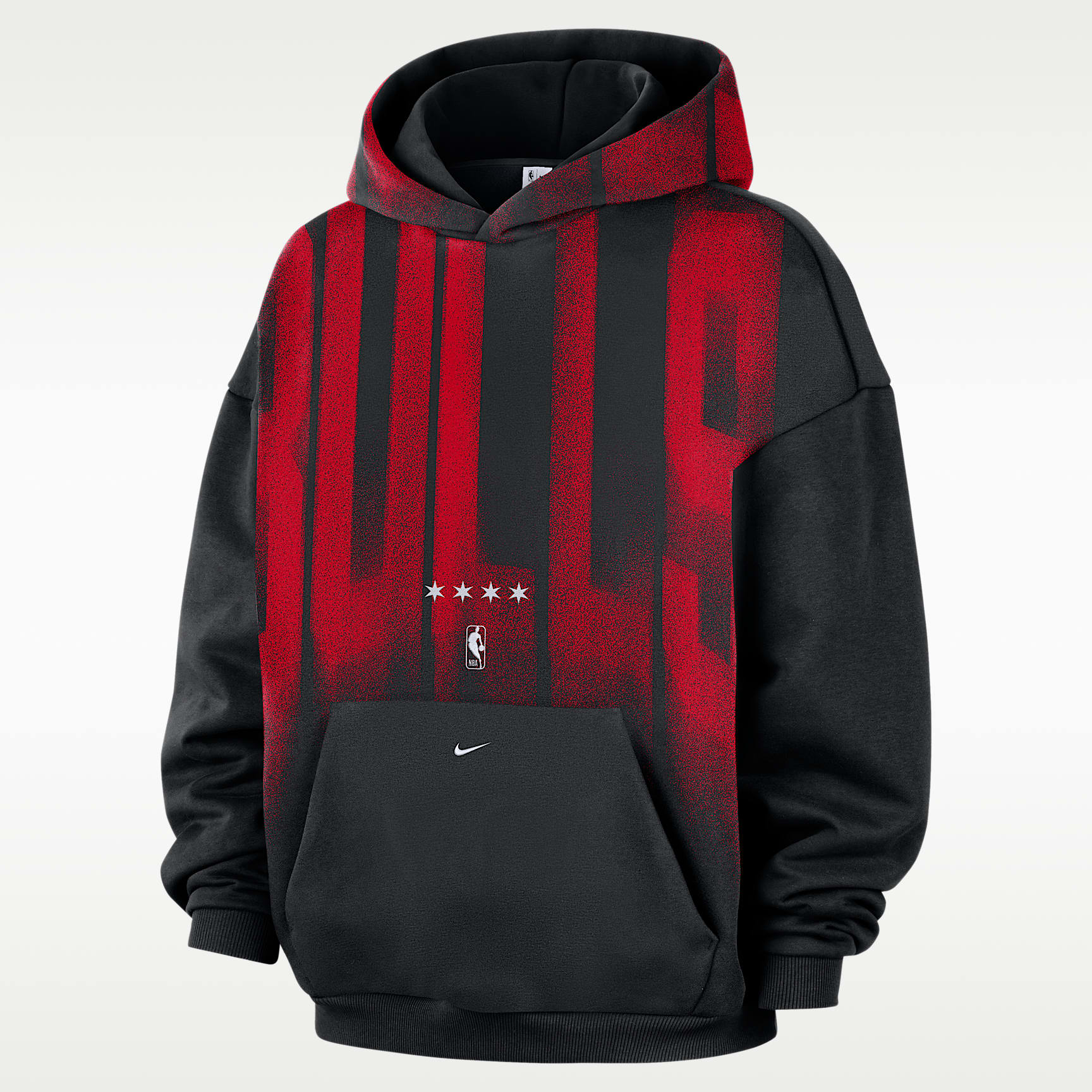Chicago Bulls Standard Issue Men's Therma-FIT Fleece Basketball Hoodie