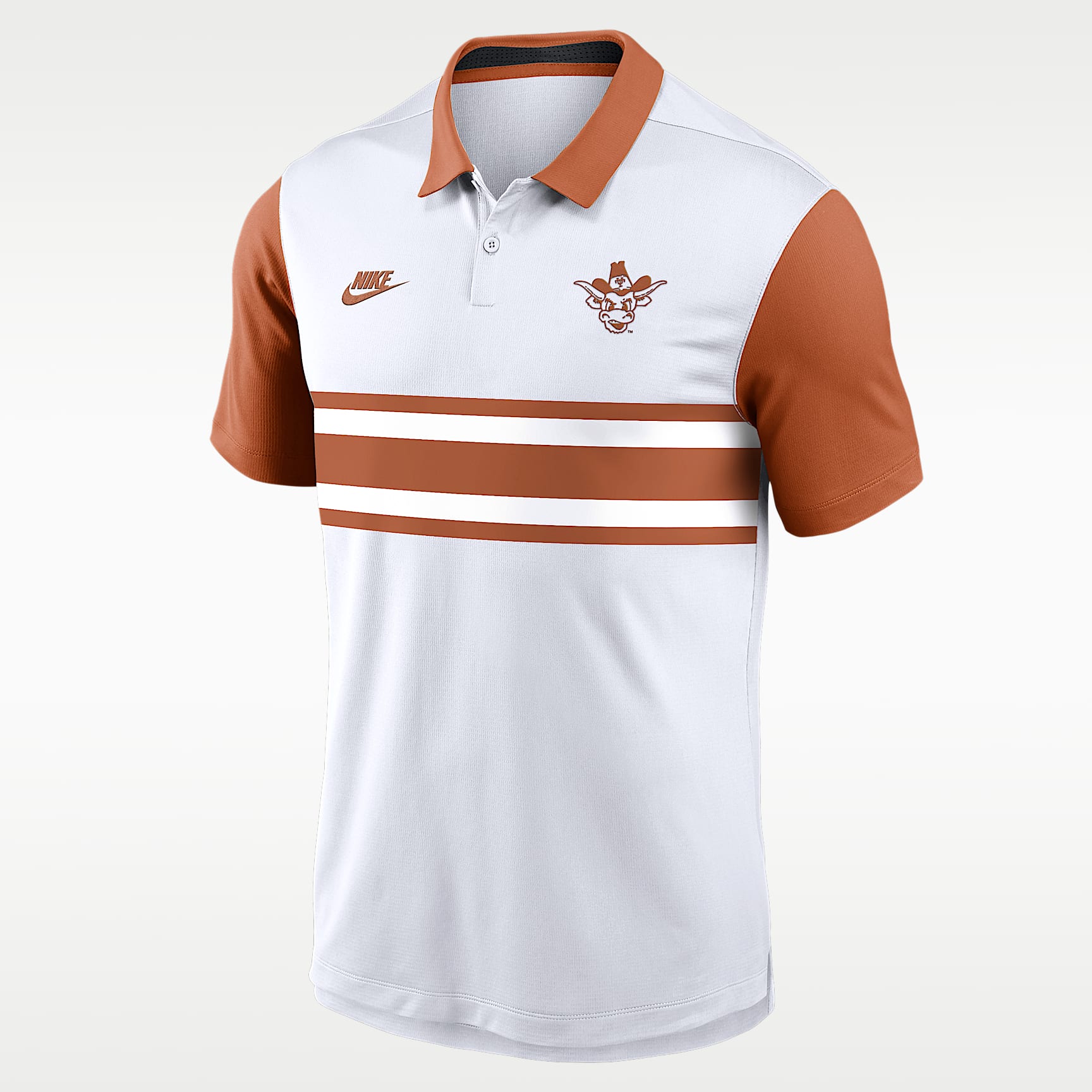 Polo universitaria Nike Dri-FIT para hombre Texas Legacy Vapor
