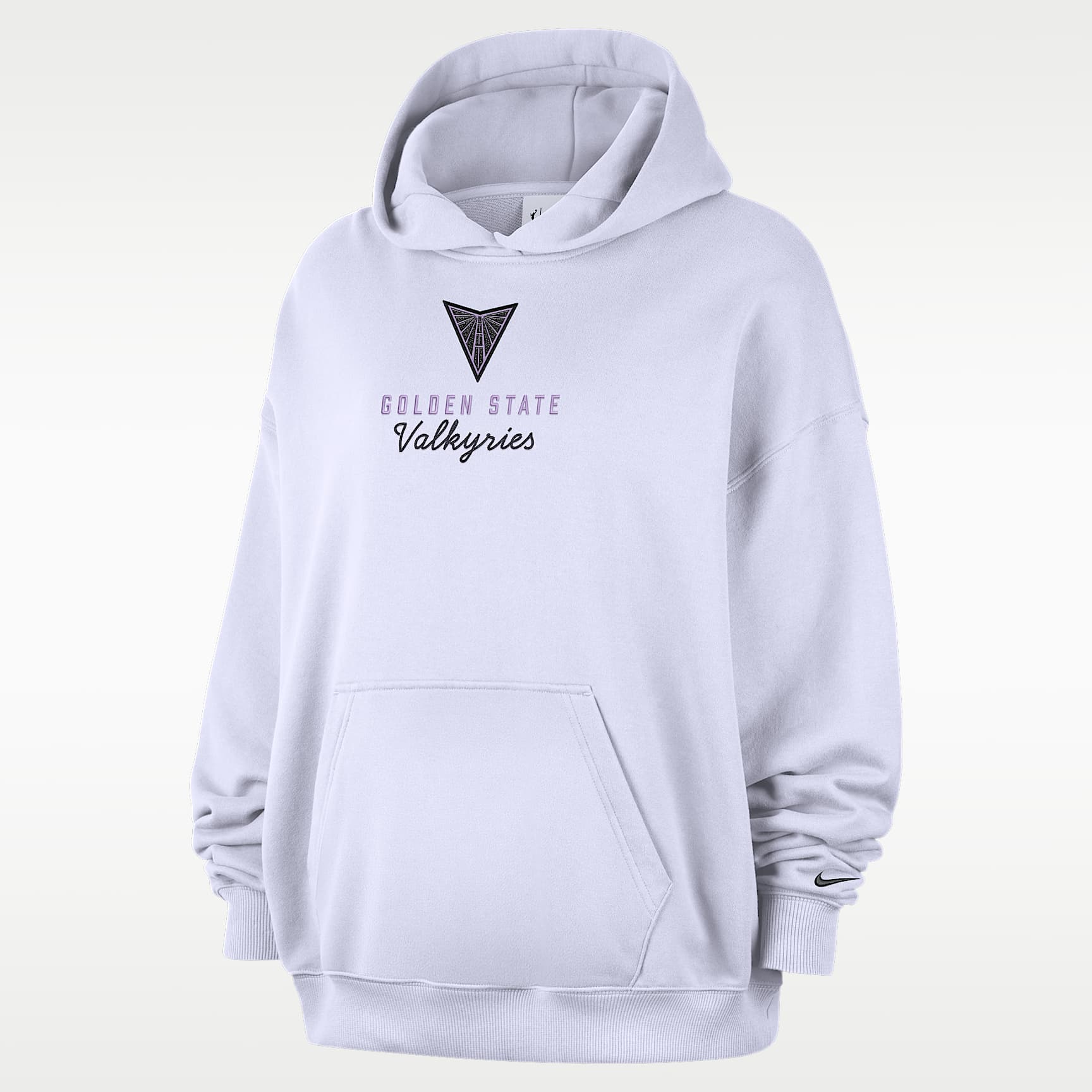 Golden State Valkyries Women's Nike French Terry Oversized Pullover Hoodie