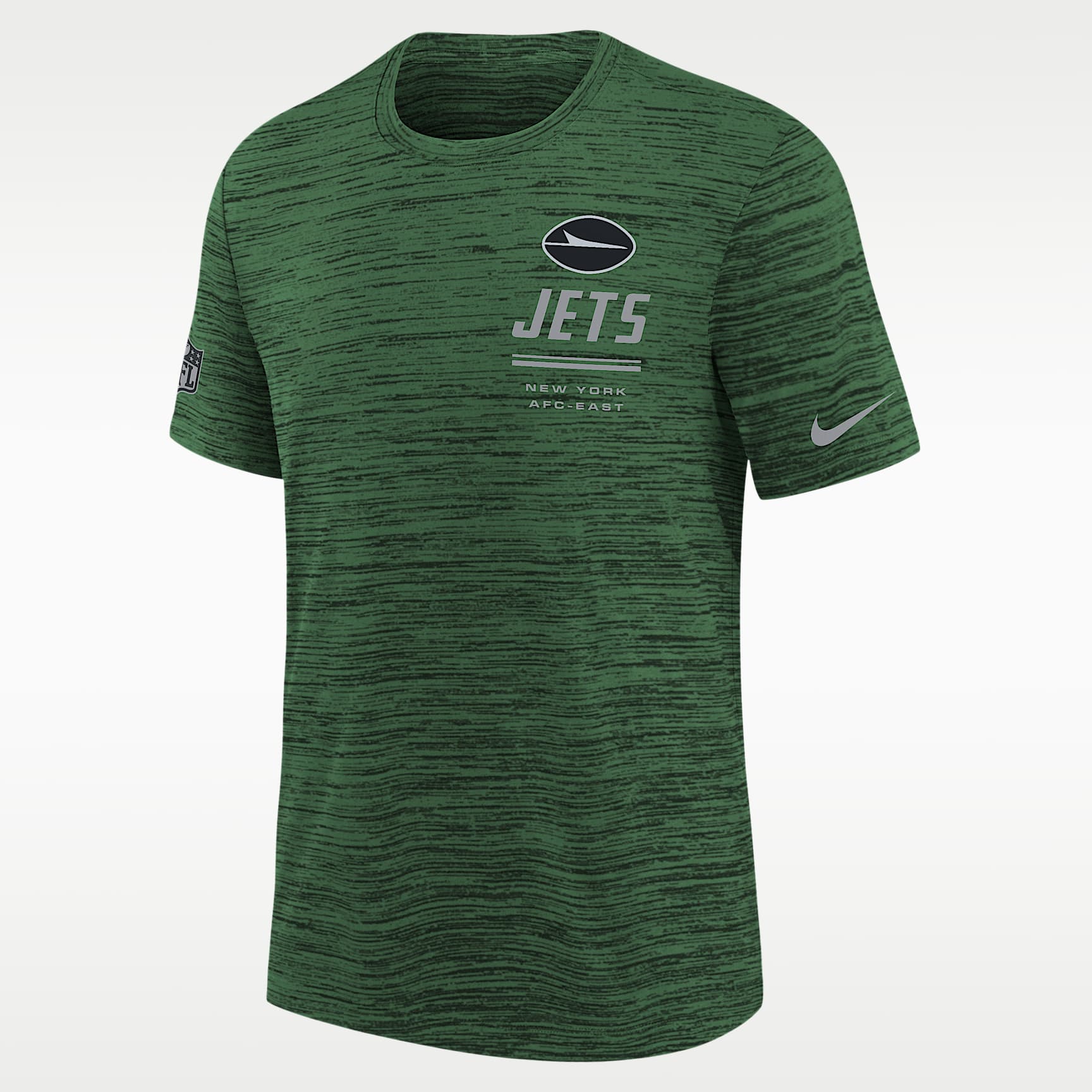 New York Jets Sideline Team Issue Velocity Big Kids' Nike Dri-FIT NFL T-Shirt