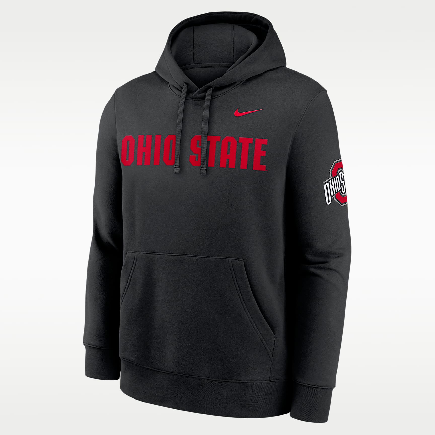 Sudadera con capucha sin cierre universitaria Nike para hombre Ohio State Sideline Club