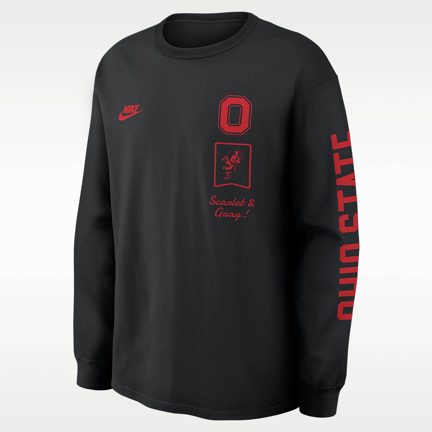 Ohio State Legacy Men's Nike College Long-Sleeve T-Shirt