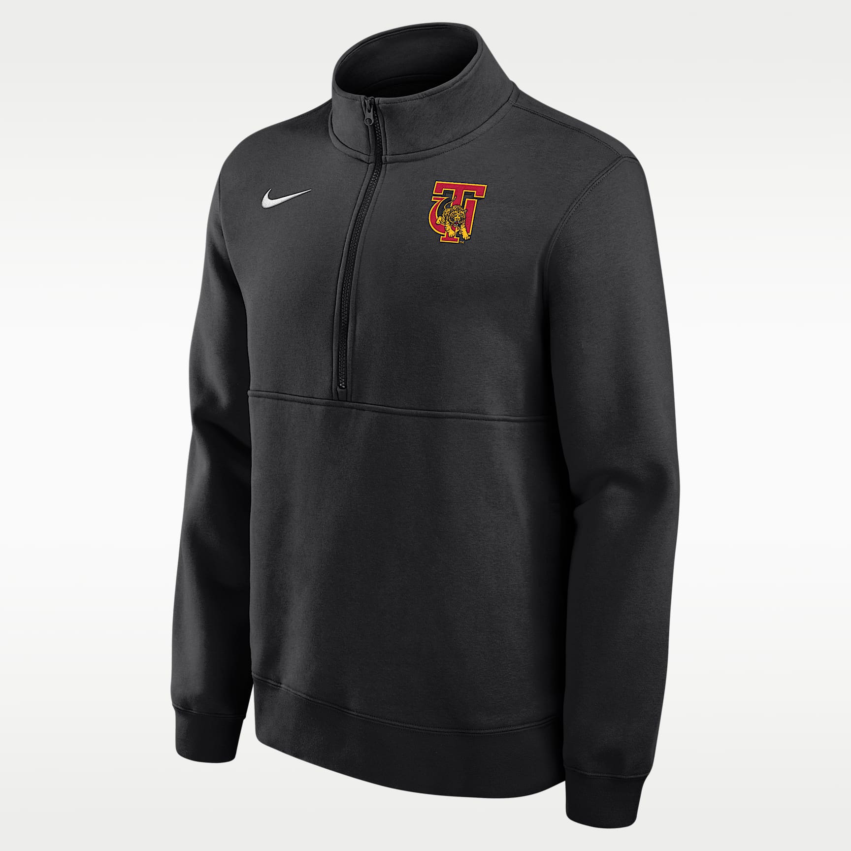 Nike College Club (Tuskegee University Tigers) Men's Fleece Half-Zip Top