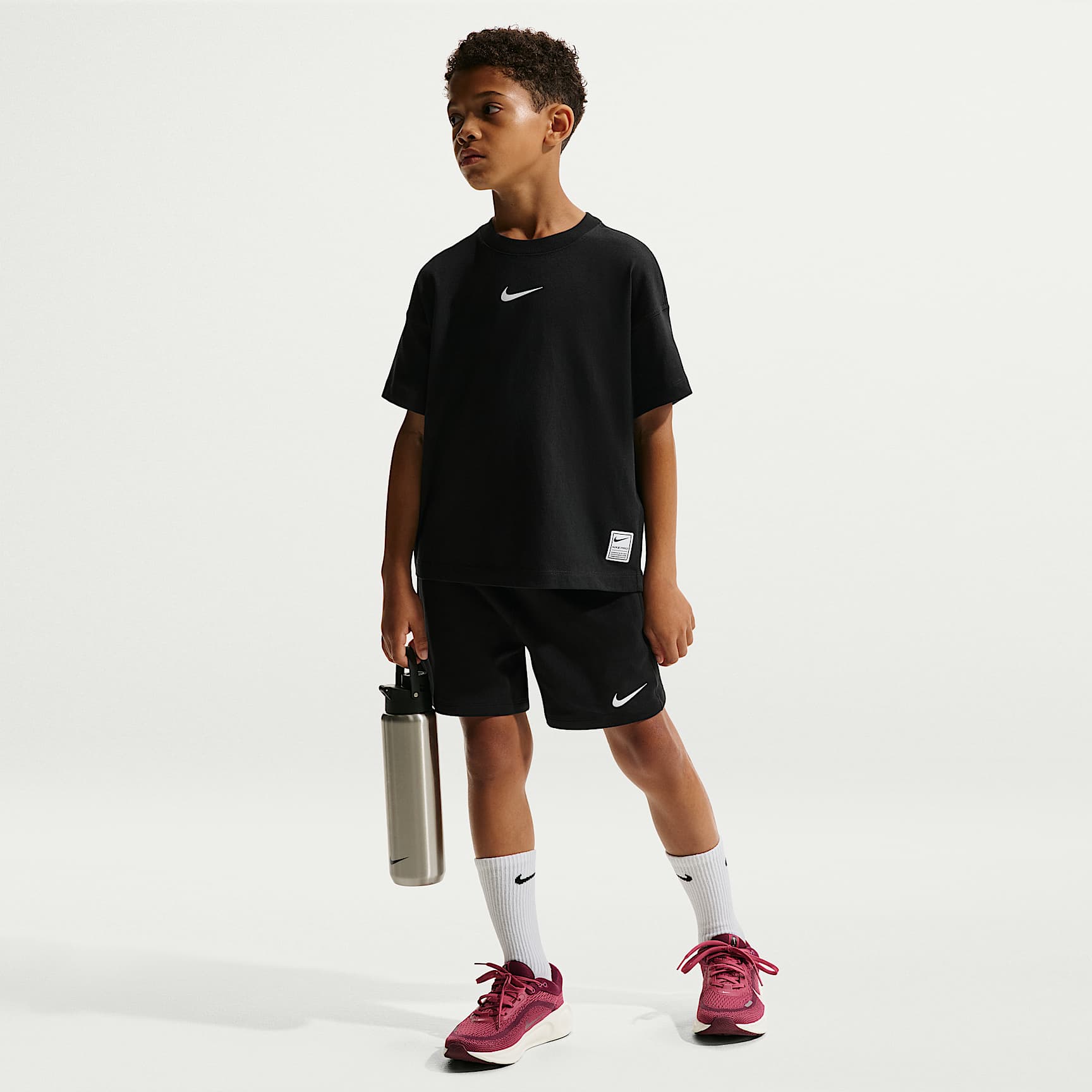 Nike Pro Older Kids' (Boys') Dri-FIT Fleece Shorts