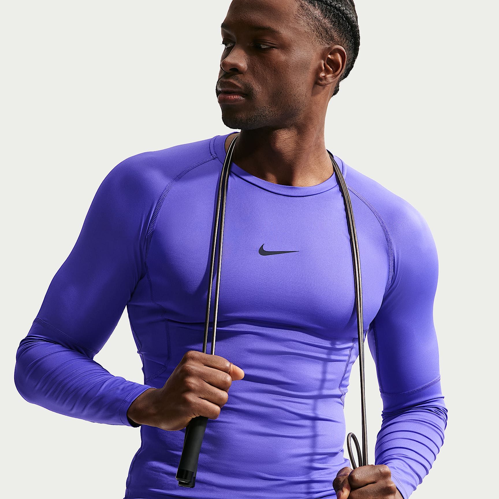 Nike Pro Men's Dri-FIT Tight Long-Sleeve Fitness Top