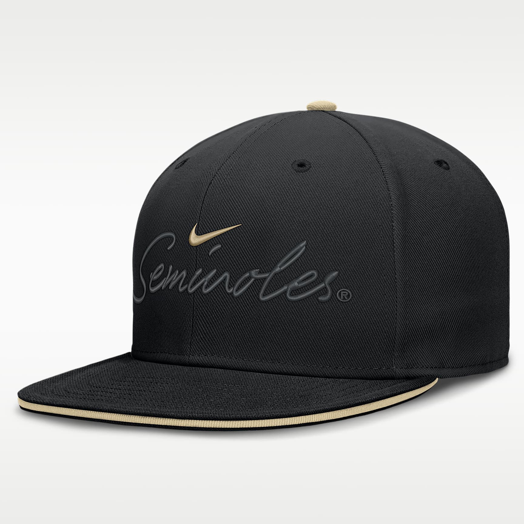 Gorra universitaria Nike Dri-FIT ajustada para hombre Florida State Pro