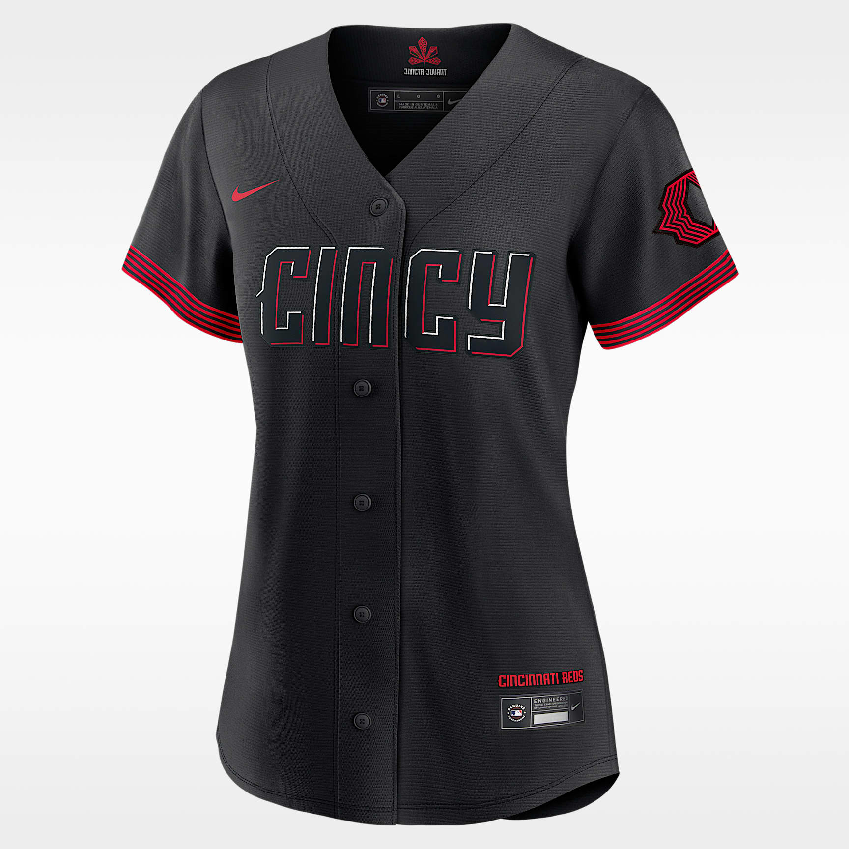 MLB Cincinnati Reds City Connect (Barry Larkin) Women's Replica Baseball Jersey