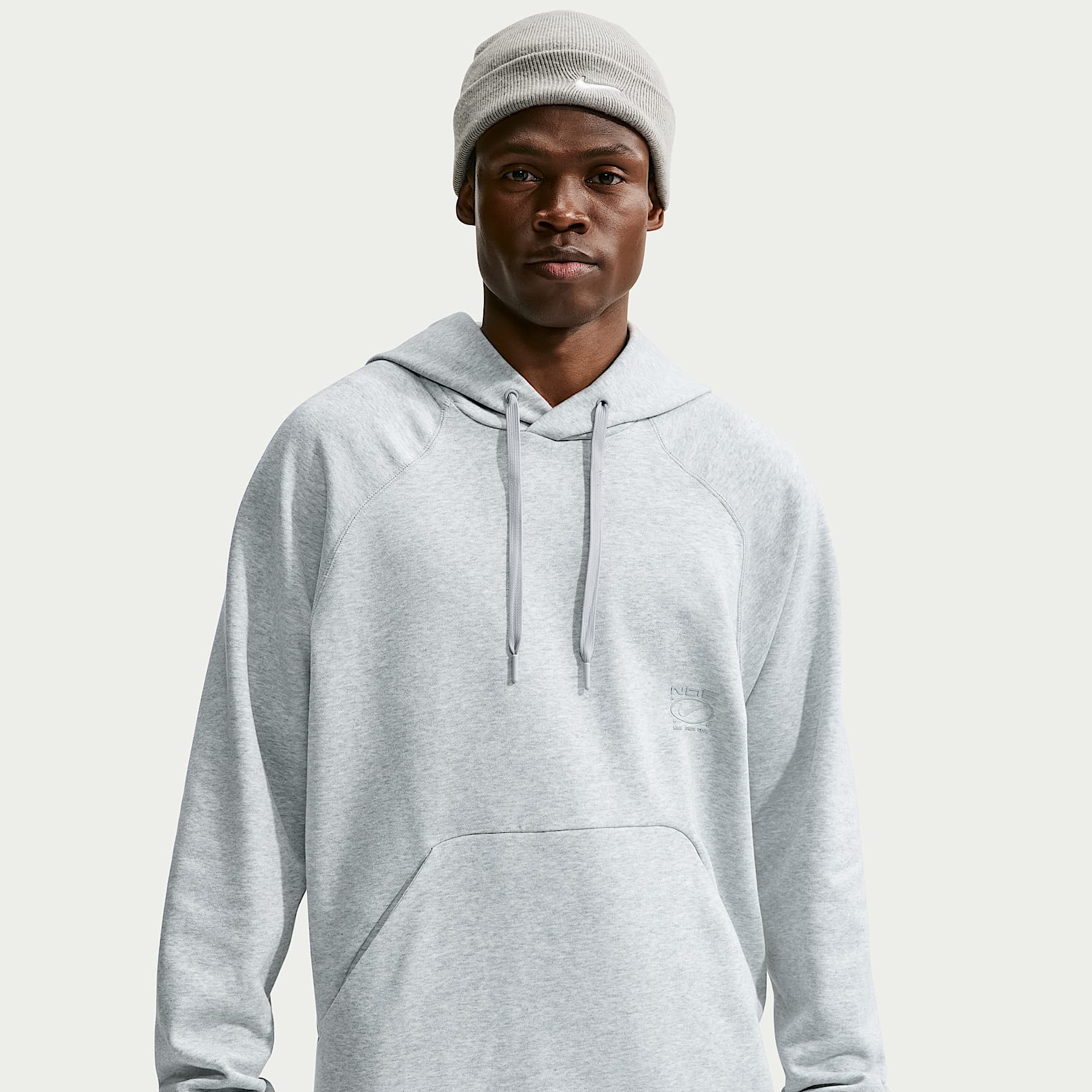 Träningshuvtröja i fleece i oversize-modell Nike N.A.C. Dri-FIT för män