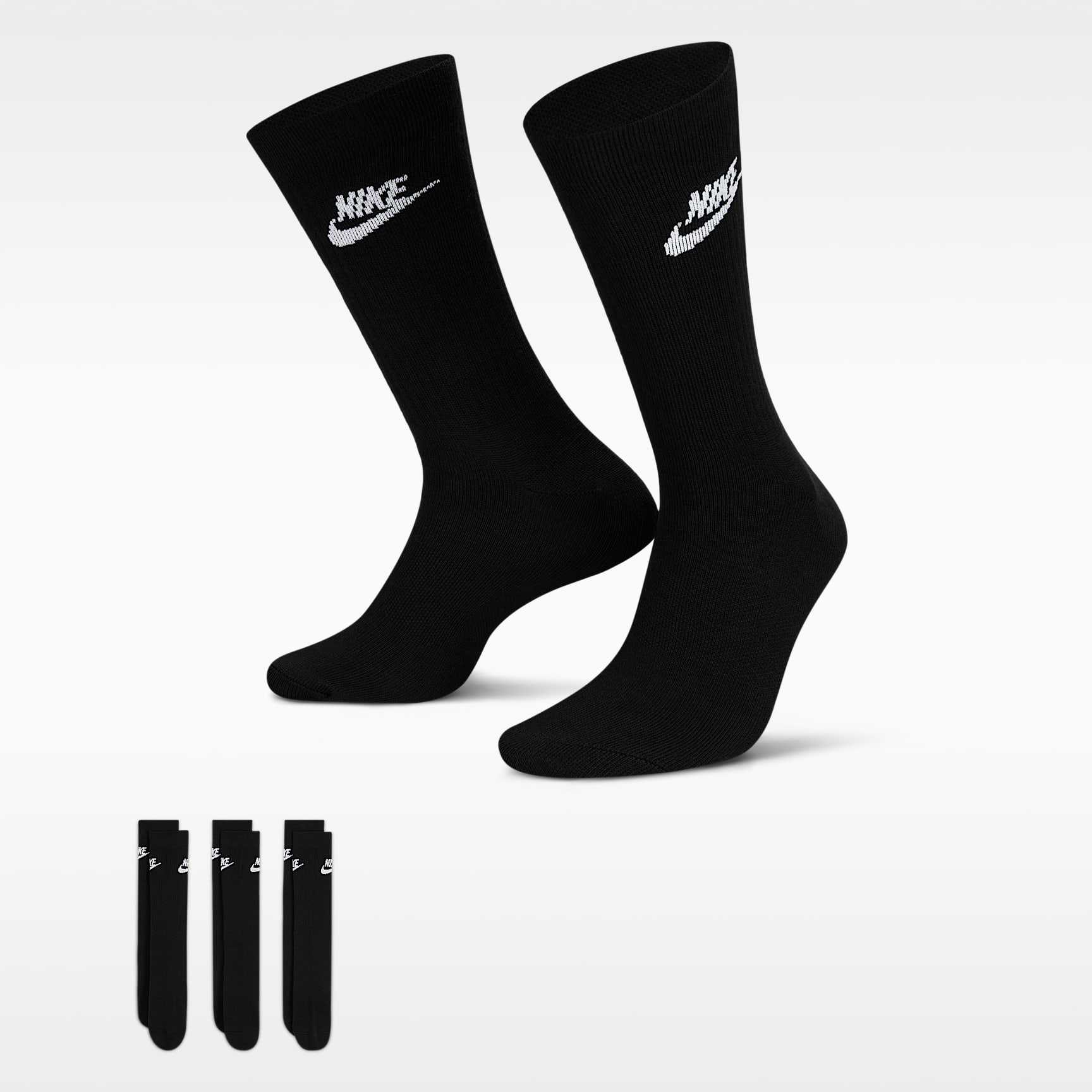 Nike Sportswear Everyday Essential Crew Socks (3 Pairs)