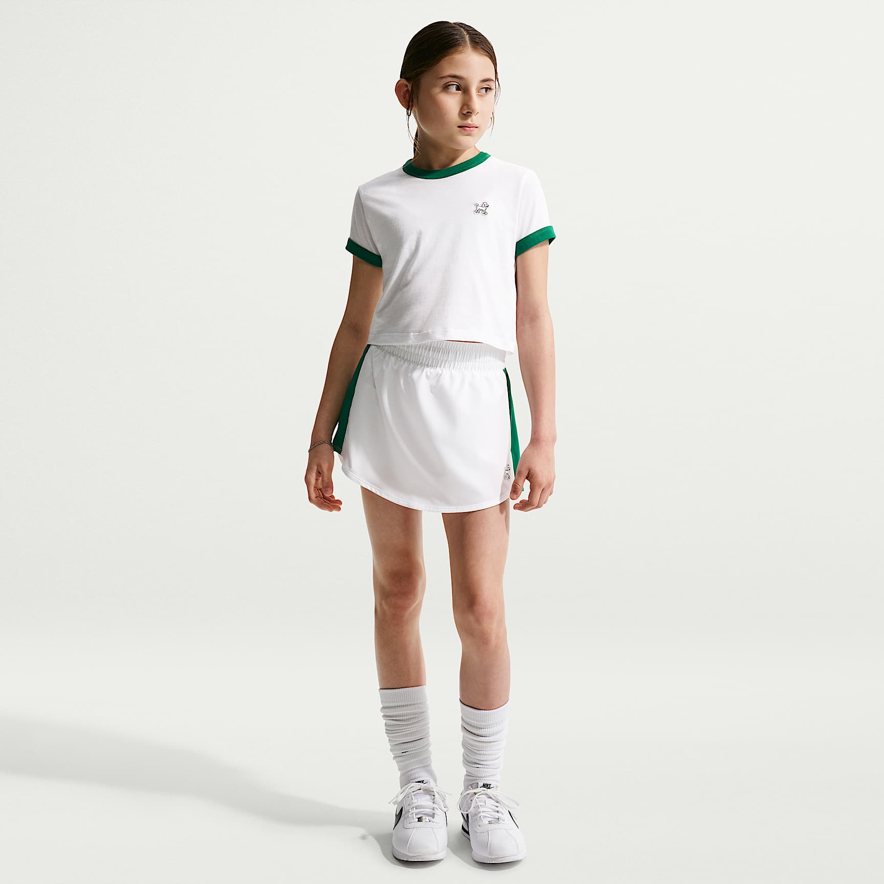 Nike One Big Kids' Dri-FIT High-Waisted Skort
