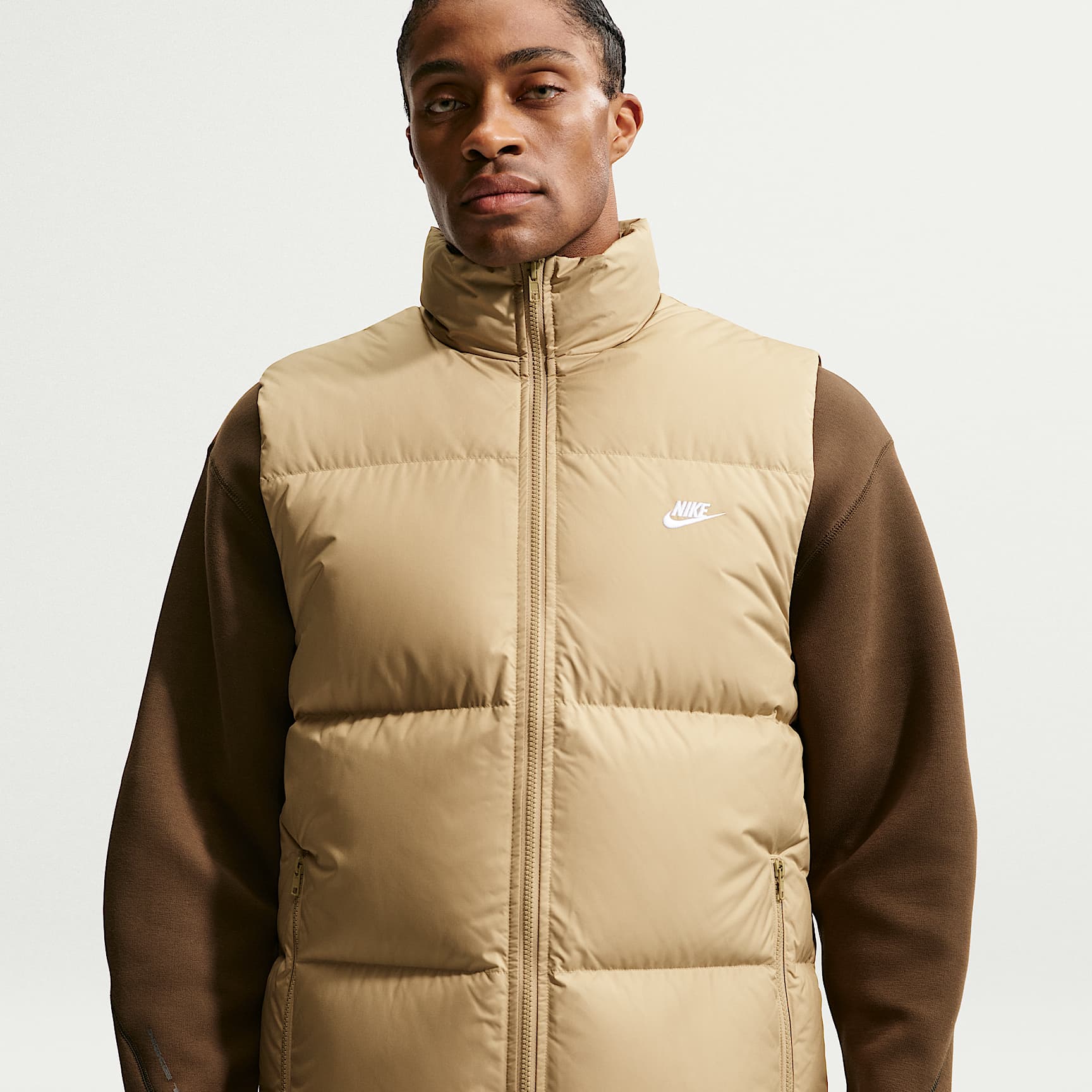 Doudoune sans manches en duvet Therma-FIT Nike Sportswear Club pour homme