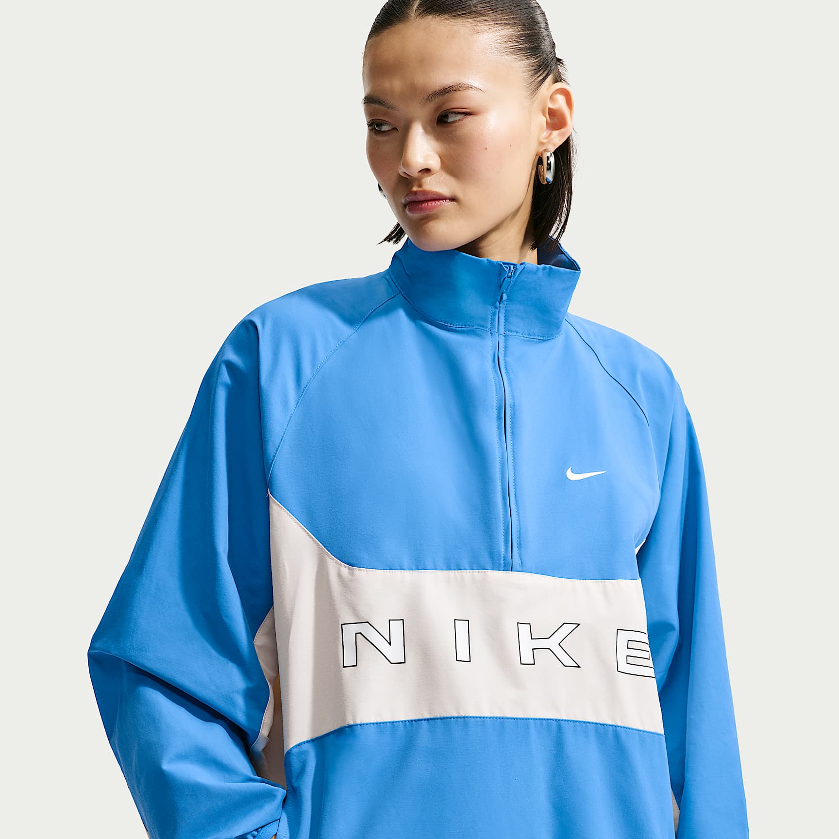 나이키 스포츠웨어 여성 오버사이즈 쿼터집 재킷
