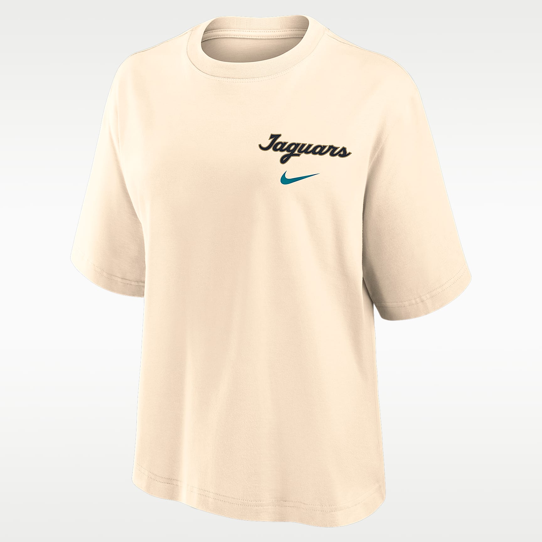 Playera Nike de la NFL para mujer Jacksonville Jaguars Rivalries Collection Boxy