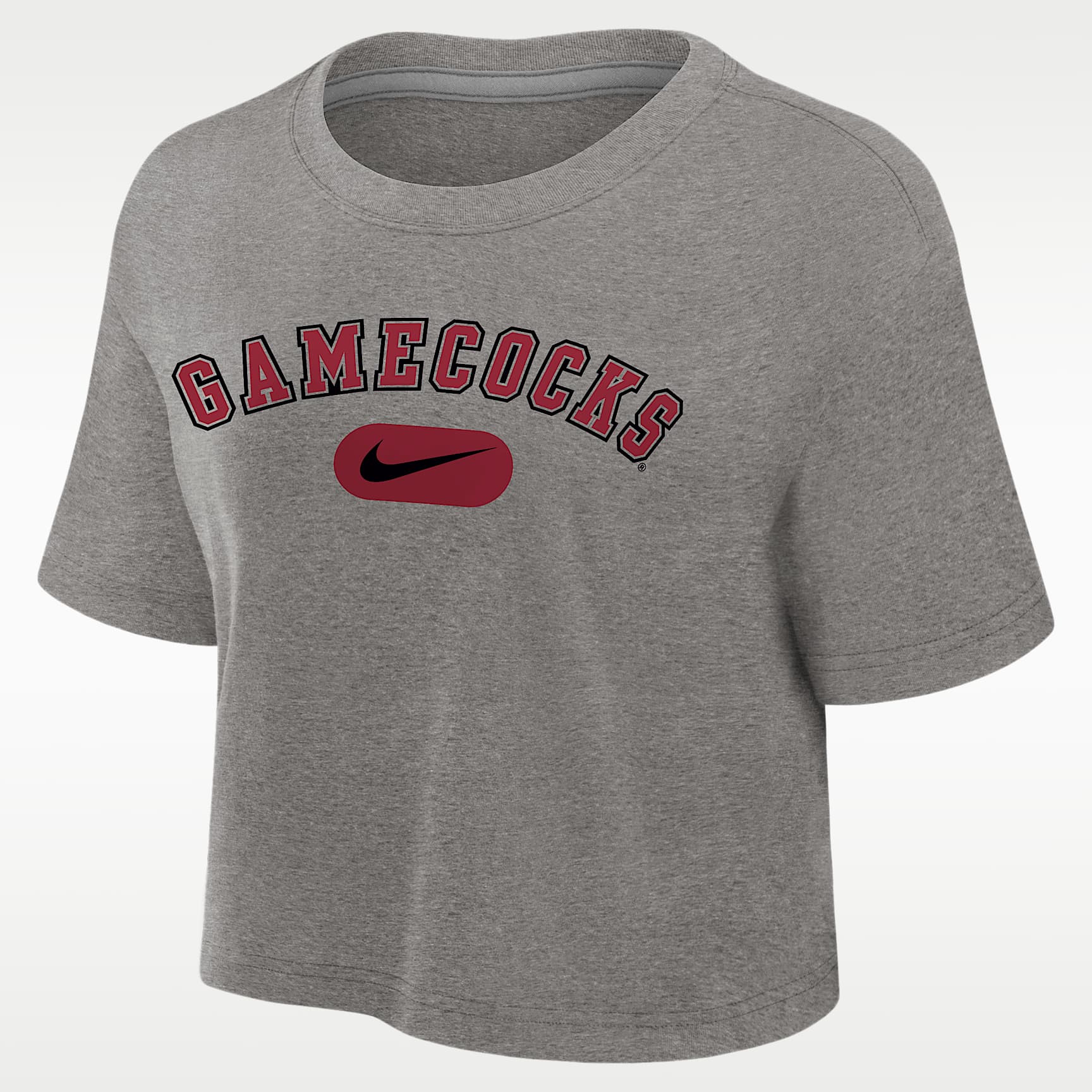 Nike College (South Carolina Gamecocks) Women's Dri-FIT Cropped T-Shirt