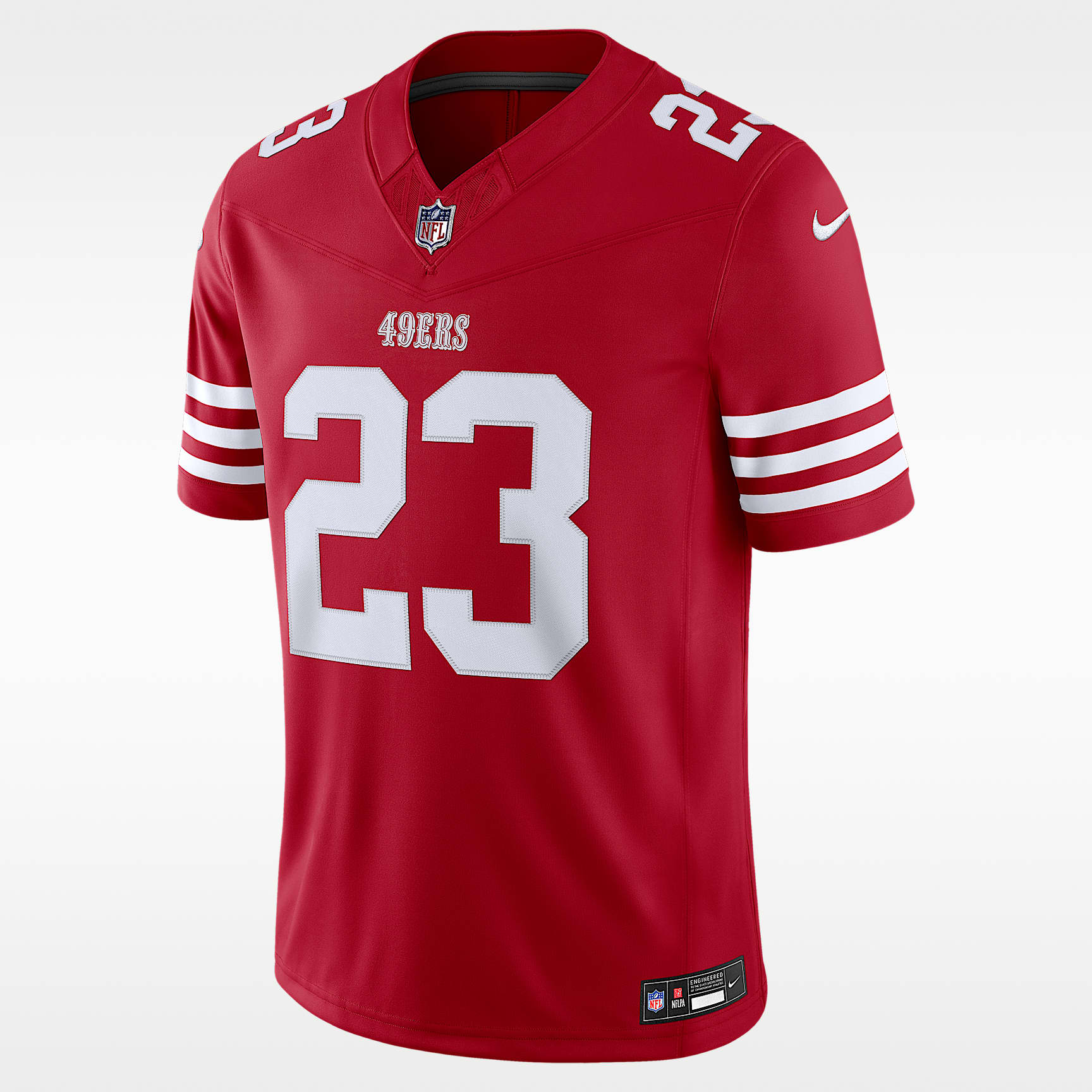 Jersey Nike Dri-FIT de la NFL Limited para hombre Christian McCaffrey San Francisco 49ers