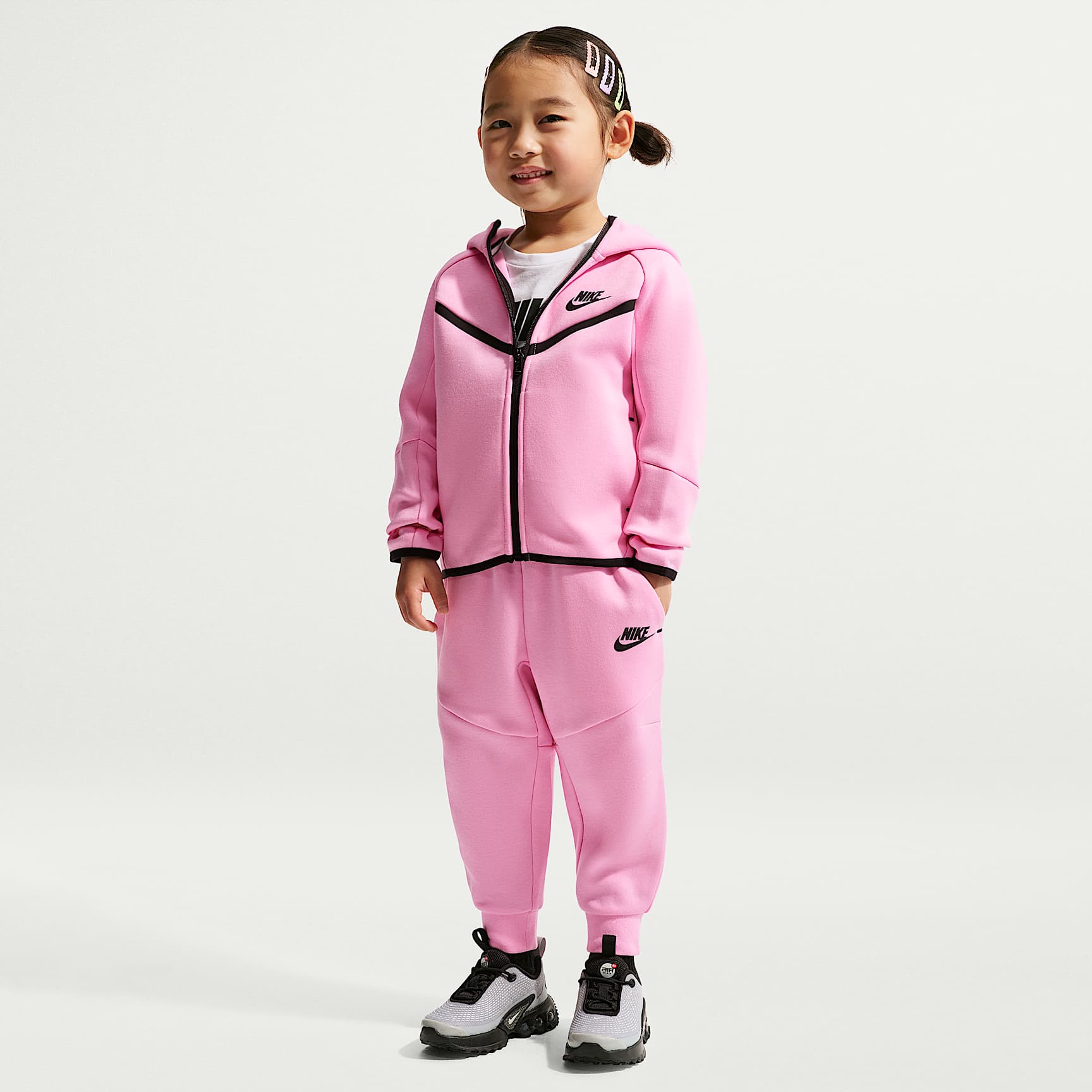 Conjunto de 2 piezas de Tech Fleece de cierre completo infantil Nike Sportswear