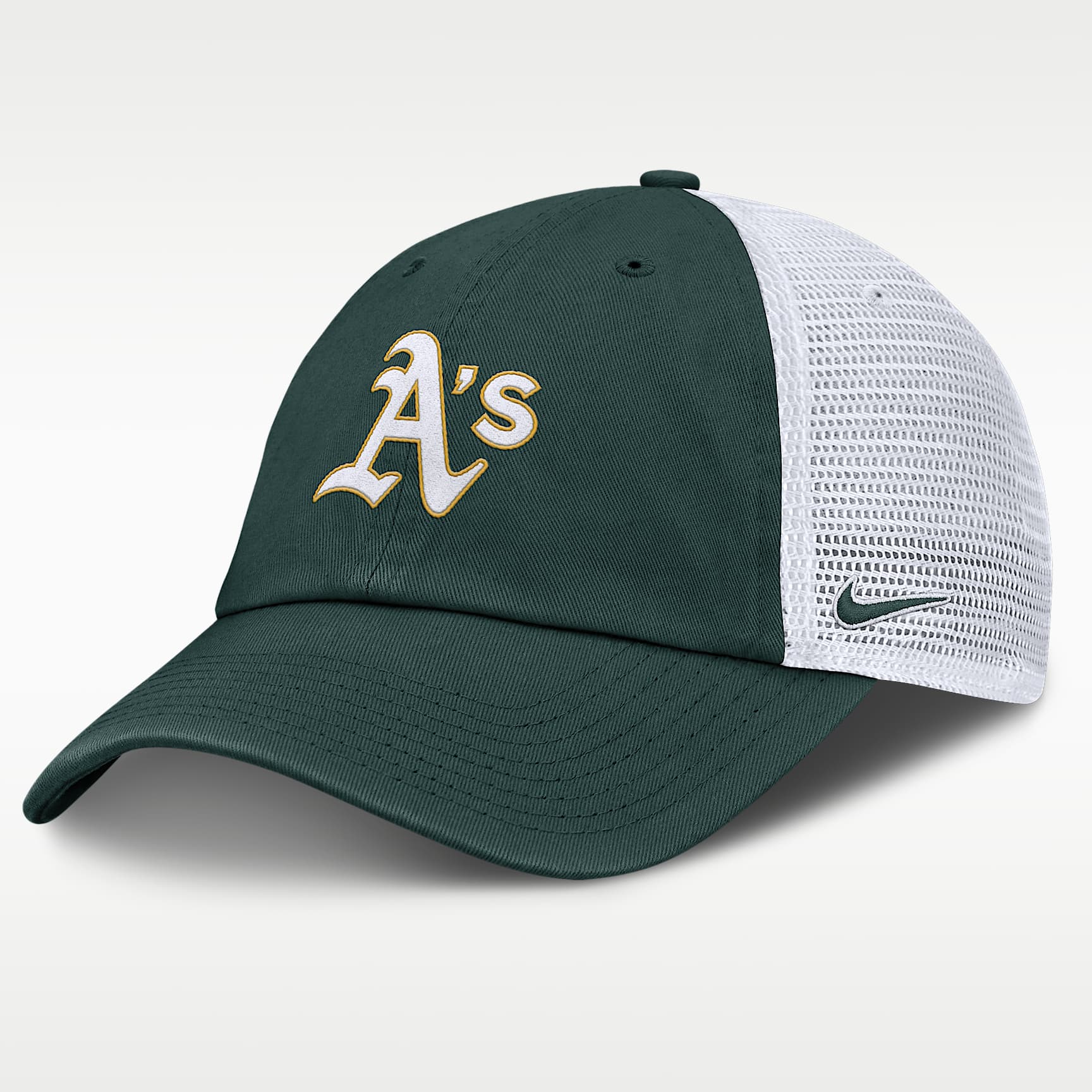 Athletics Club Men's Nike MLB Trucker Adjustable Hat