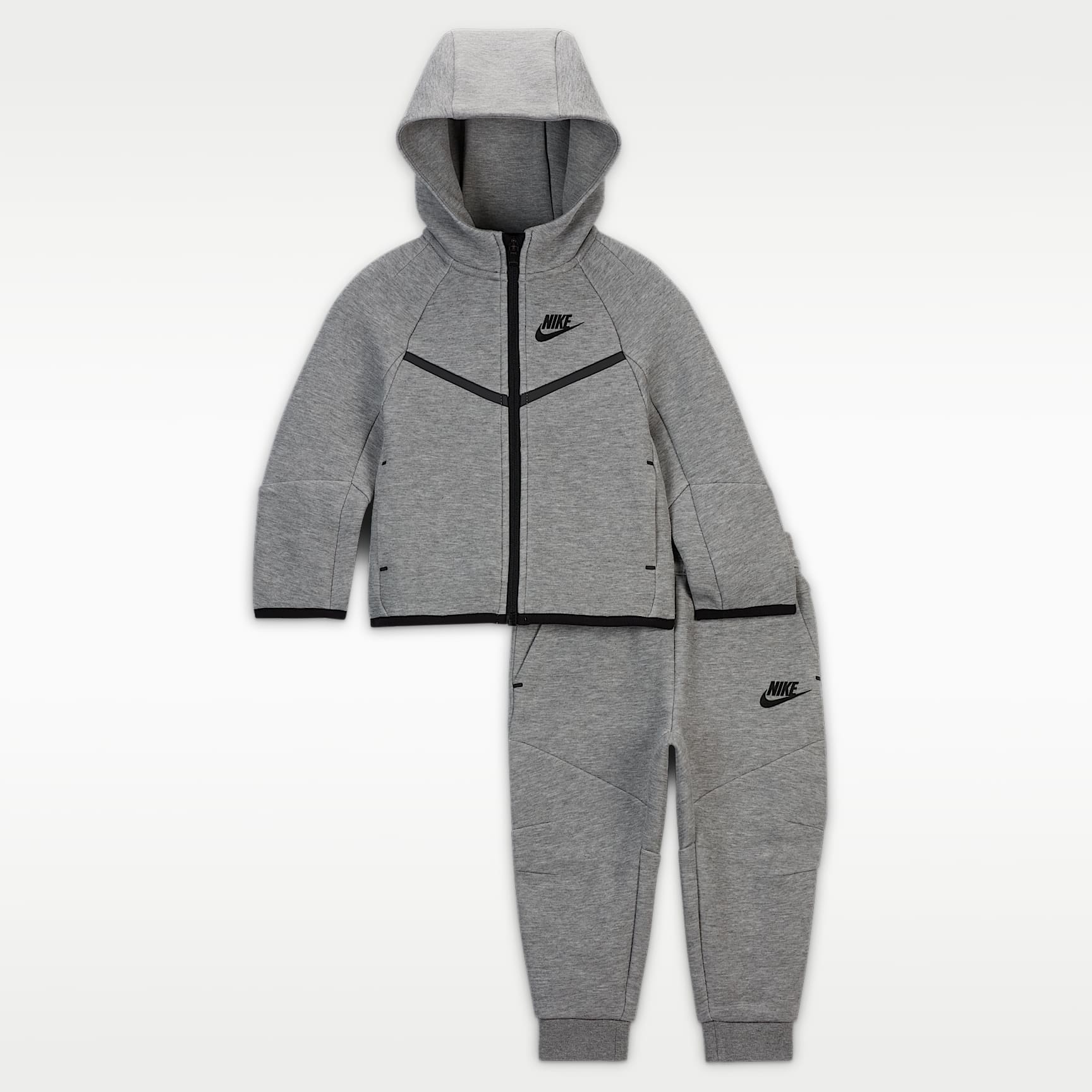 Conjunto de 2 piezas de Tech Fleece de cierre completo para bebé Nike Sportswear