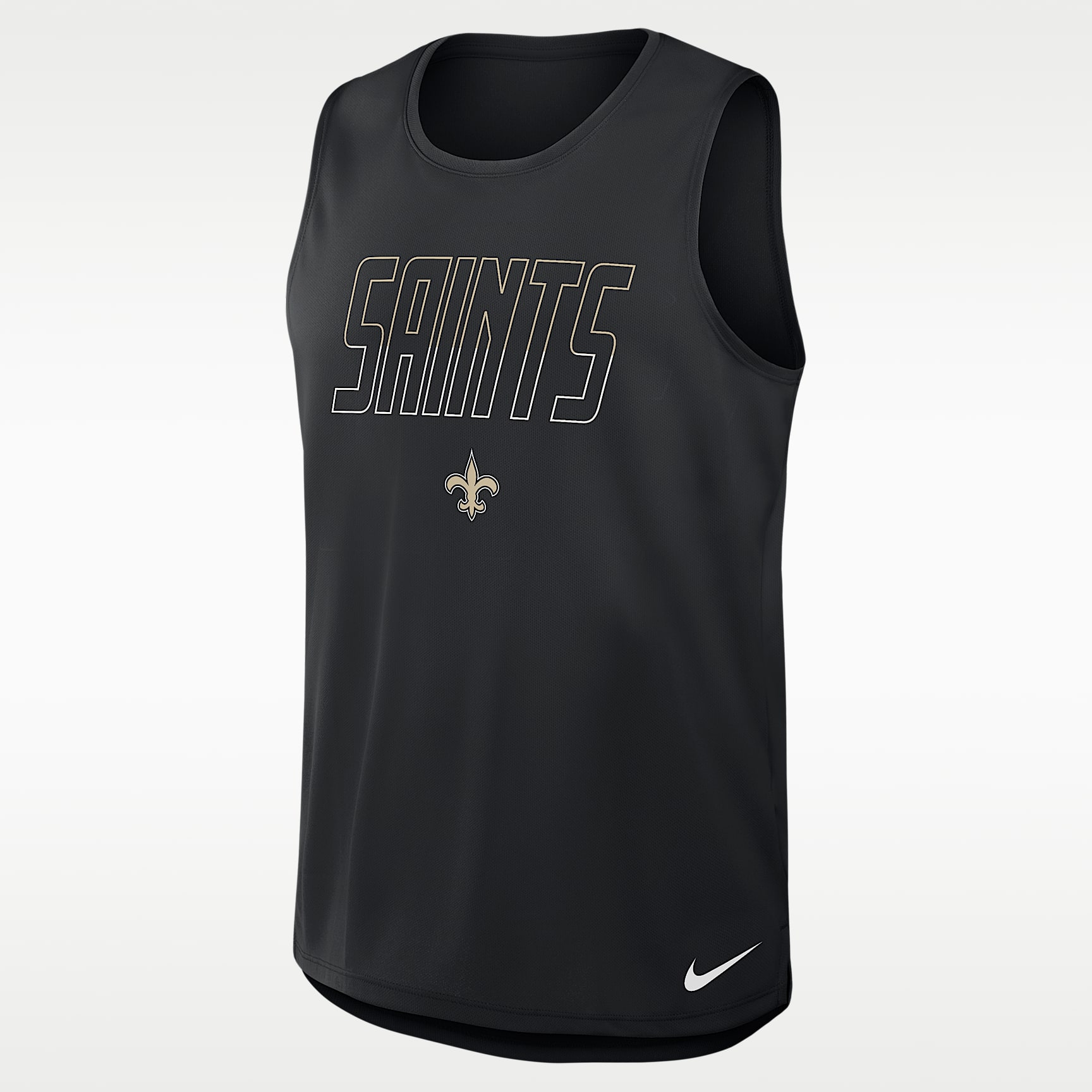 Camiseta de tirantes Nike Dri-FIT de la NFL para hombre New Orleans Saints