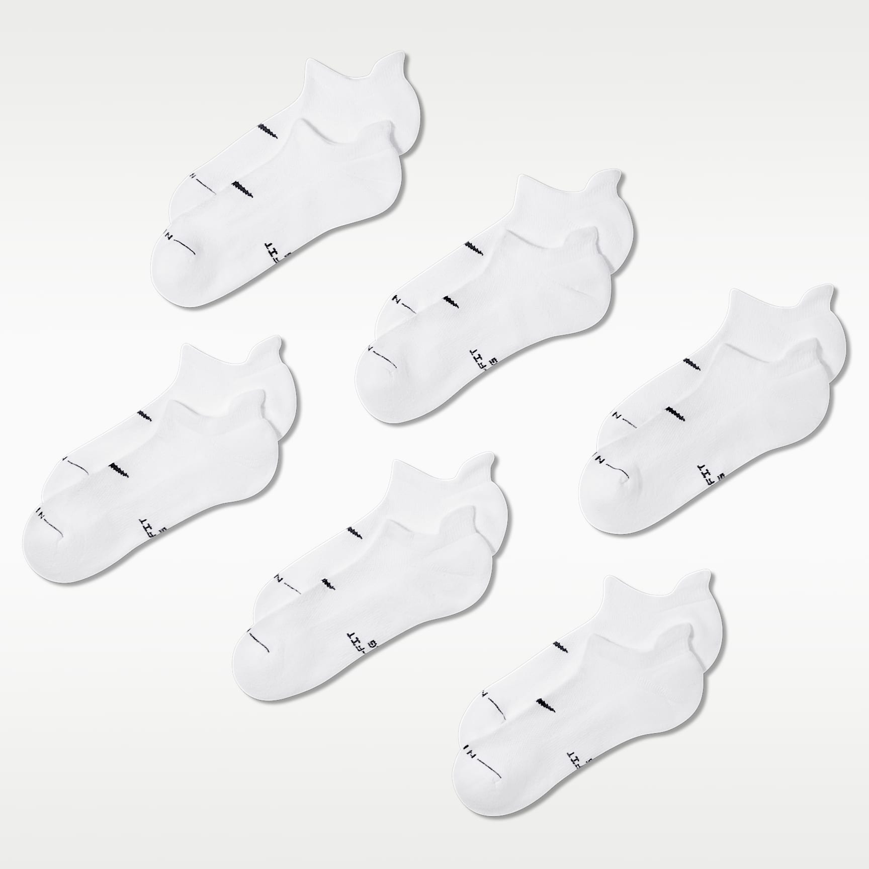 Nike Everyday Elevated No-Show Socks (6 Pairs)