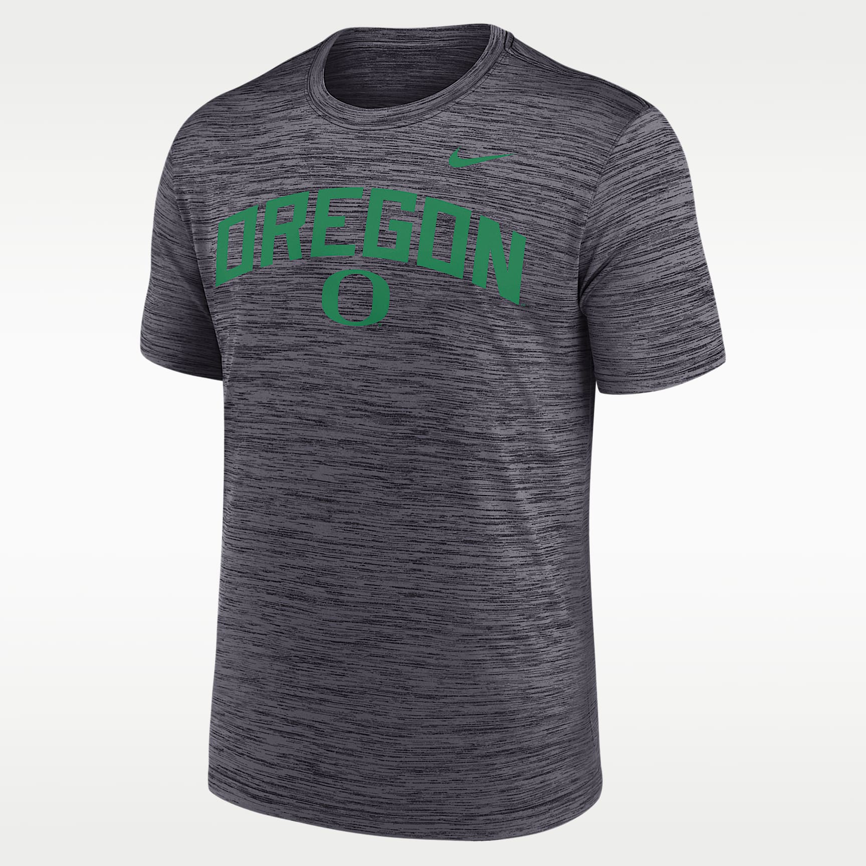 Playera universitaria Nike Dri-FIT para hombre Oregon Primetime Arch Logo Velocity