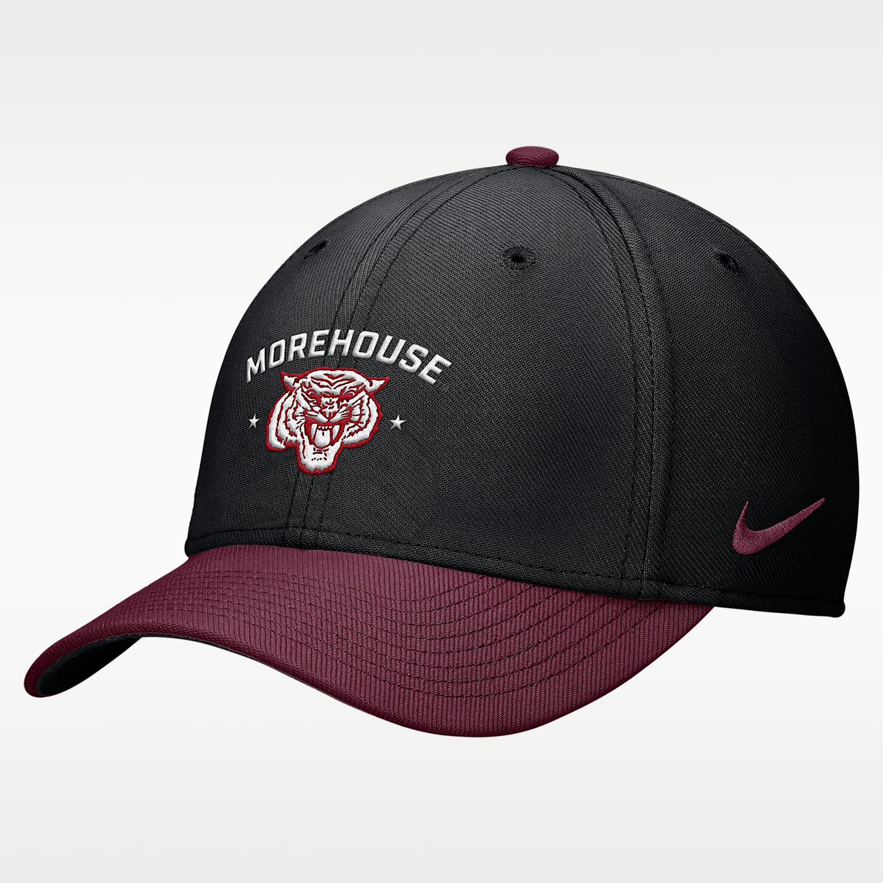 Gorra Dri-FIT SwooshFlex Nike Rise College (Morehouse College)
