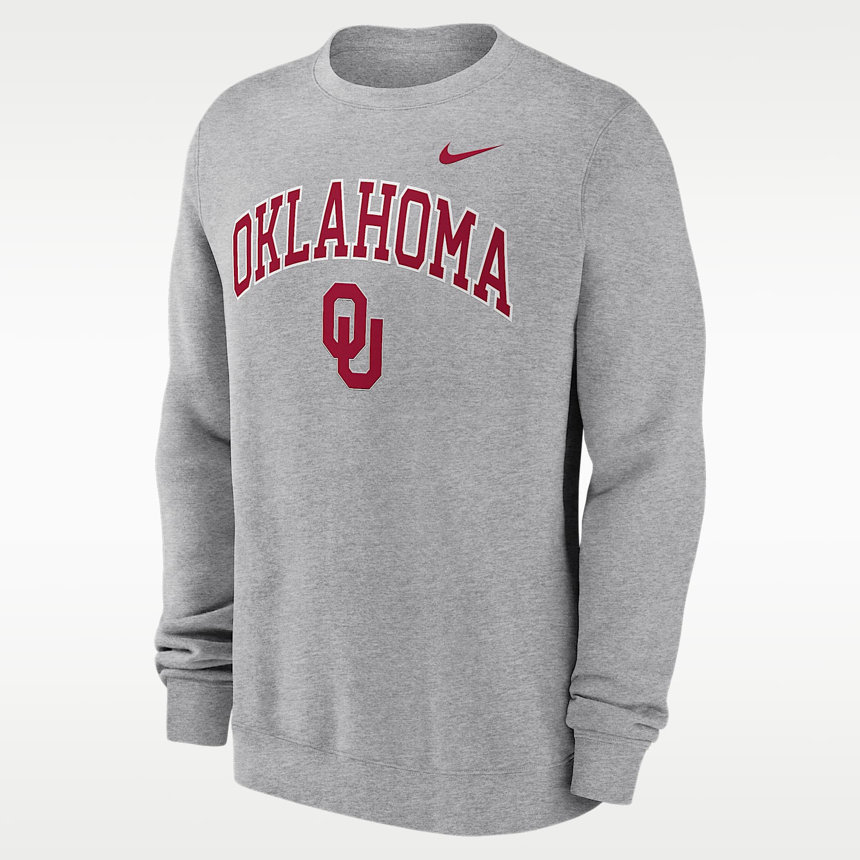 Oklahoma Arch Men's Nike College Pullover Crew