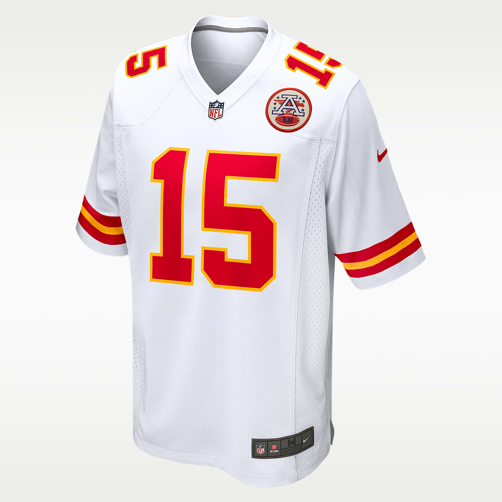 Jersey de juego Nike para hombre Patrick Mahomes Kansas City Chiefs