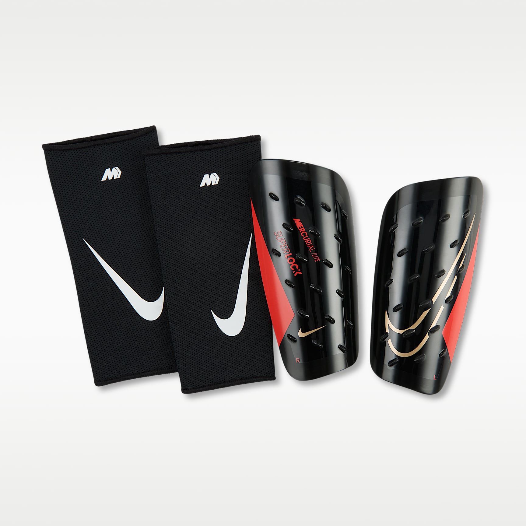 Fotbalové chrániče holení Nike Mercurial Lite SuperLock