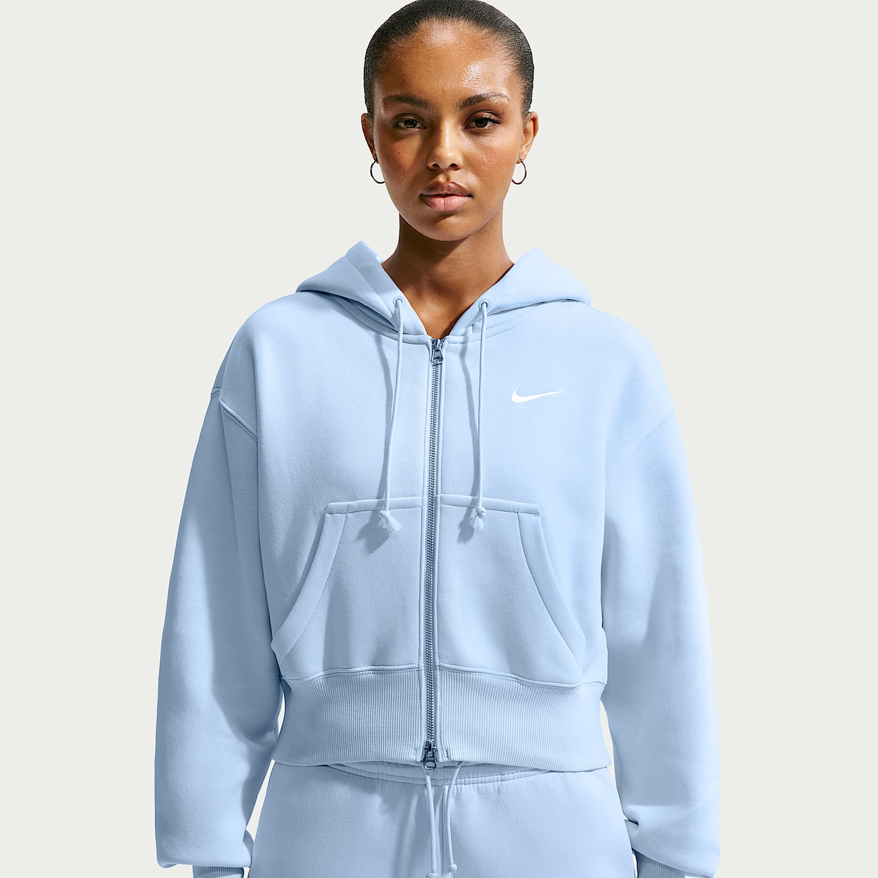 Nike Sportswear Phoenix Fleece Women's Loose Full-Zip Cropped Hoodie