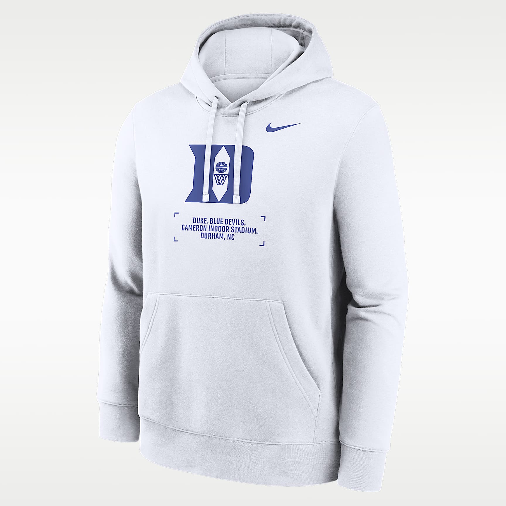 Duke Club Basketball 2-Hit Men's Nike College Pullover Hoodie
